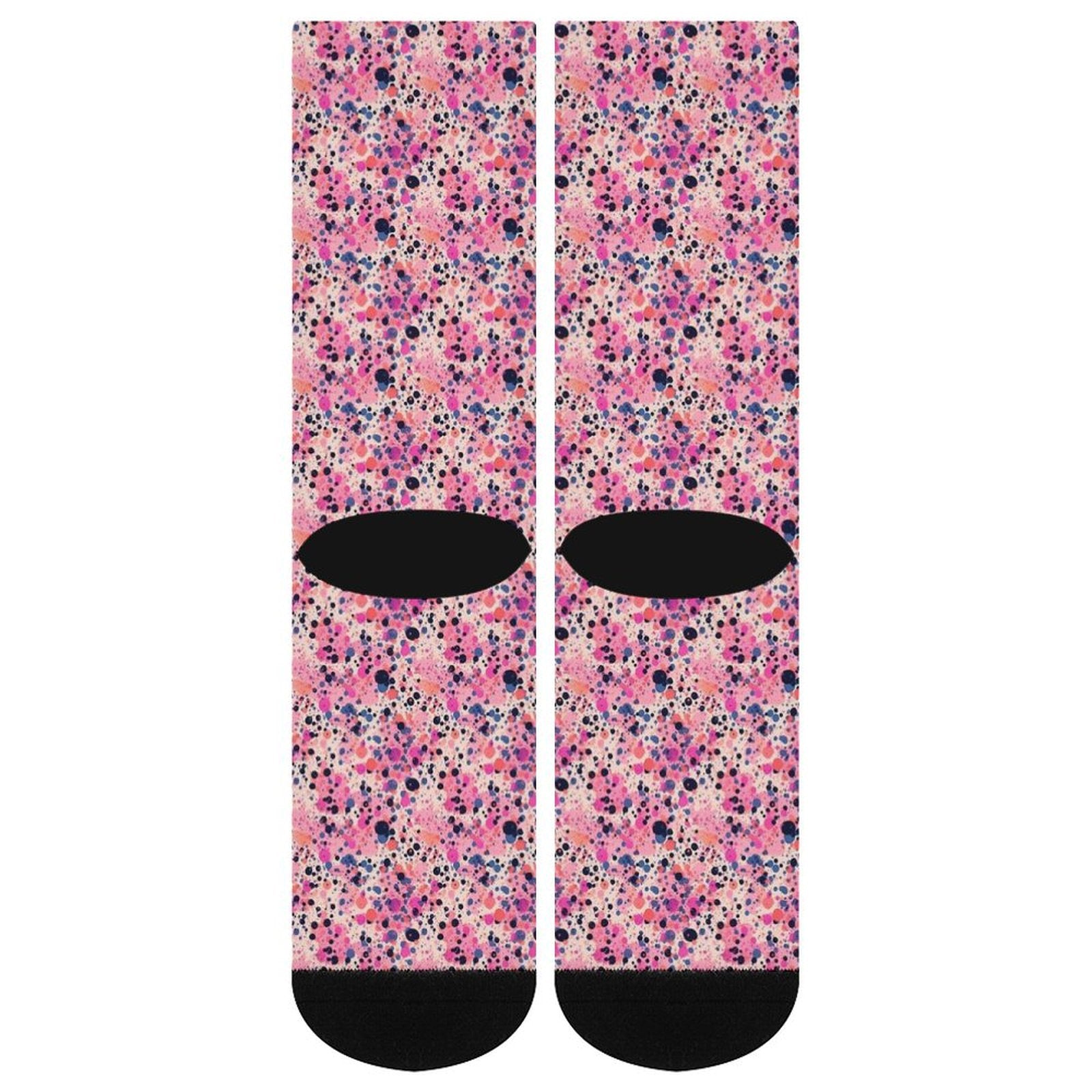 Fuchsia Fusion Prined socks Gifts for Men Women