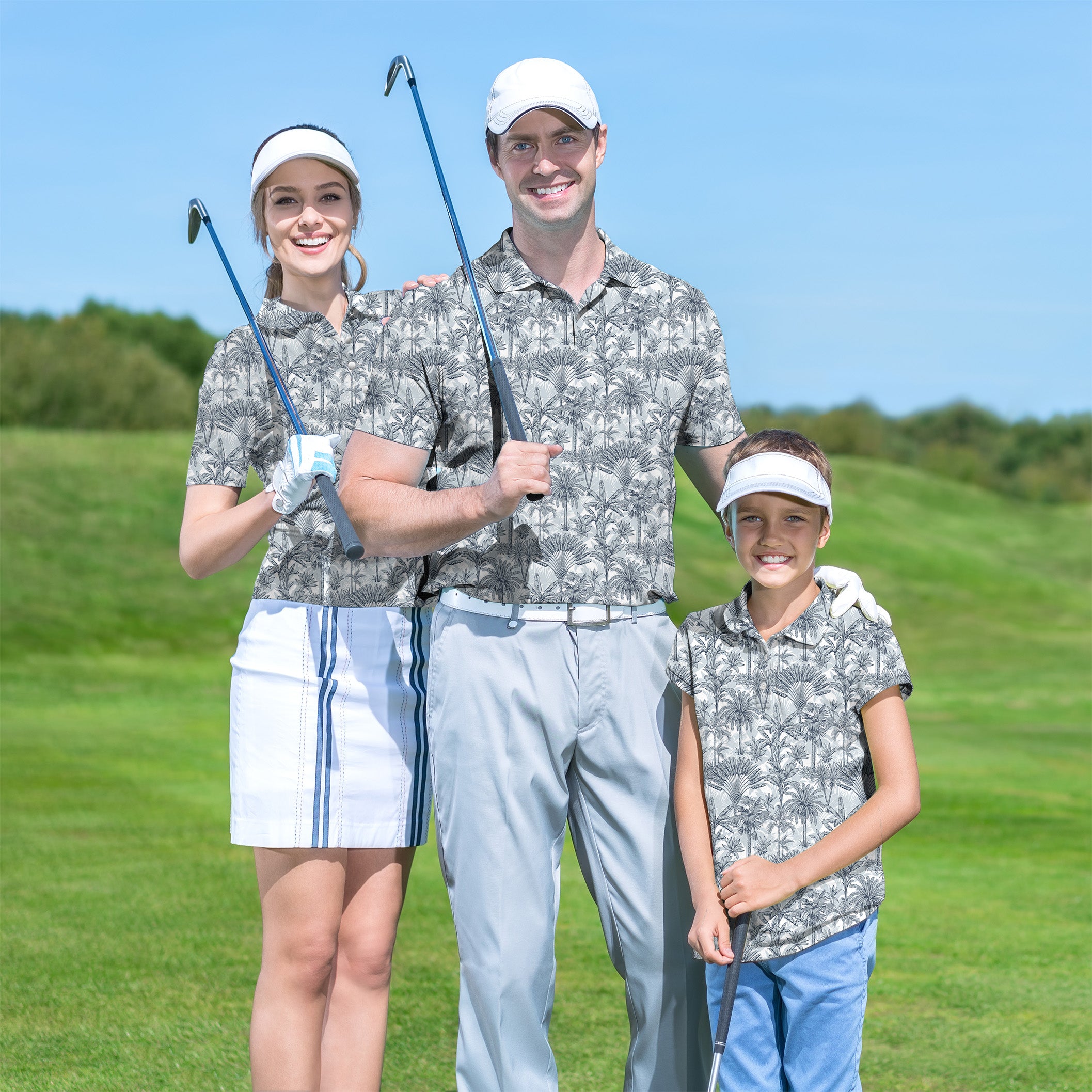 Family Twilight Palms set Golf Championship Trophy tournament