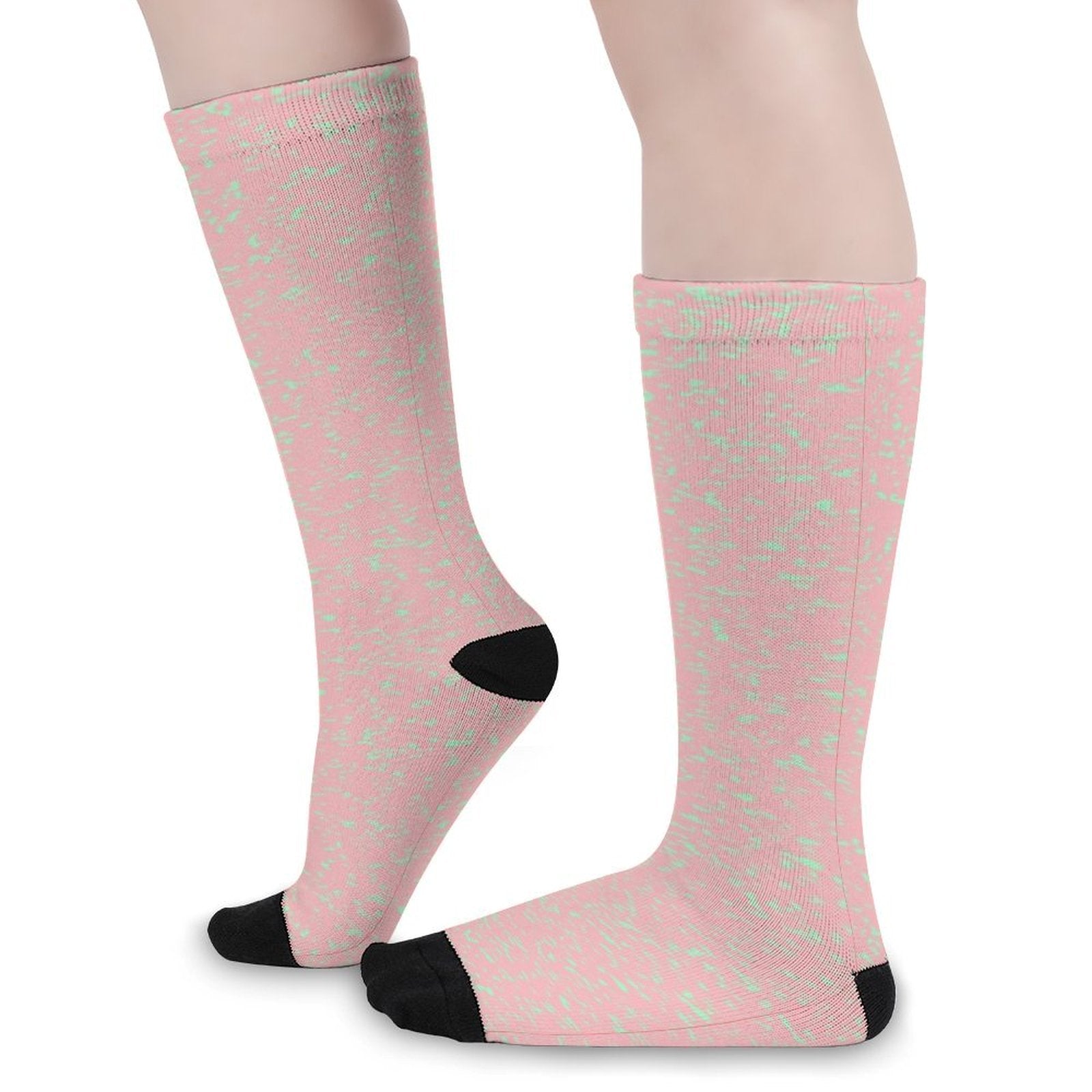 Pastel Pink Fusion Prined socks Gifts for Men Women