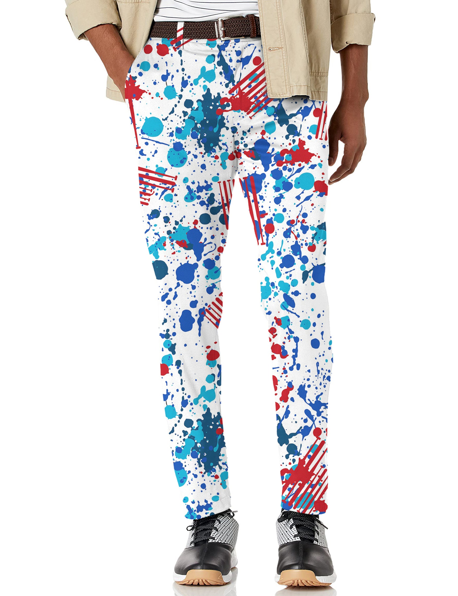 Men's graffiti Stretch Golf Pants