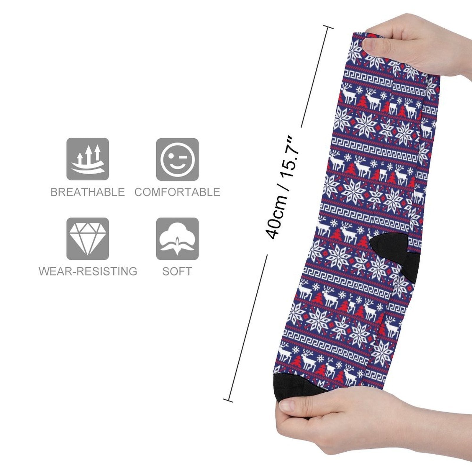 Winter Wonderland Prined socks Gifts for Men Women