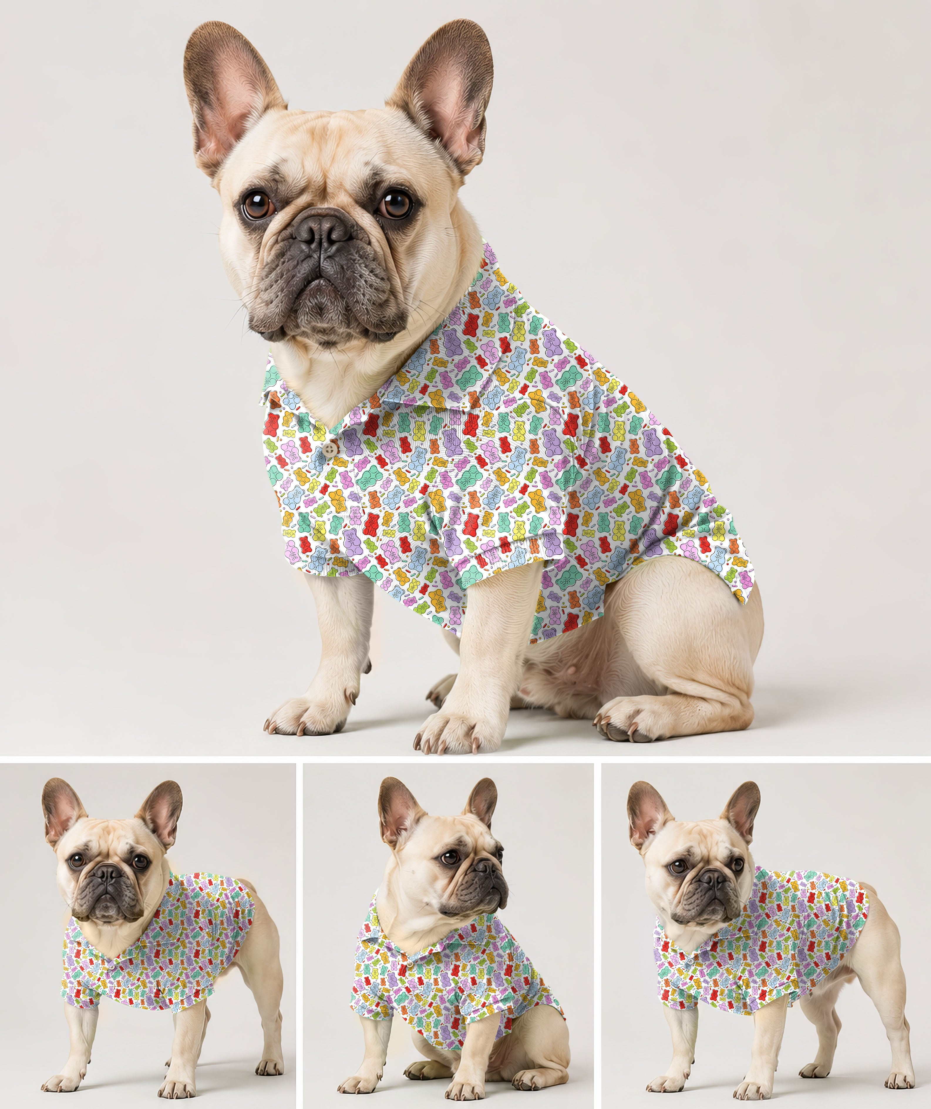 Dog's Gummy Bears golf polo