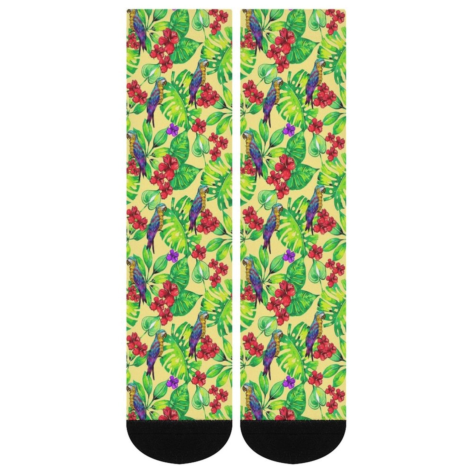 Palm Leaf Toucan Prined socks Gifts for Men Women