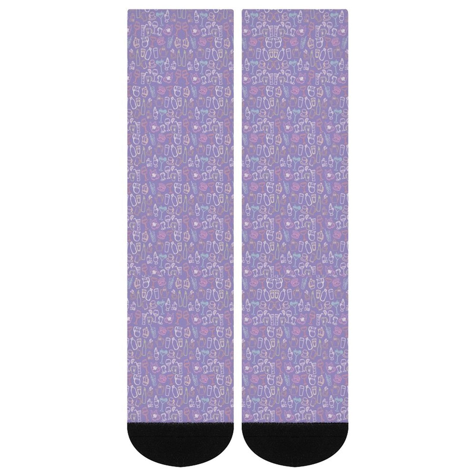 Here for the Drinks Prined socks Gifts for Men Women