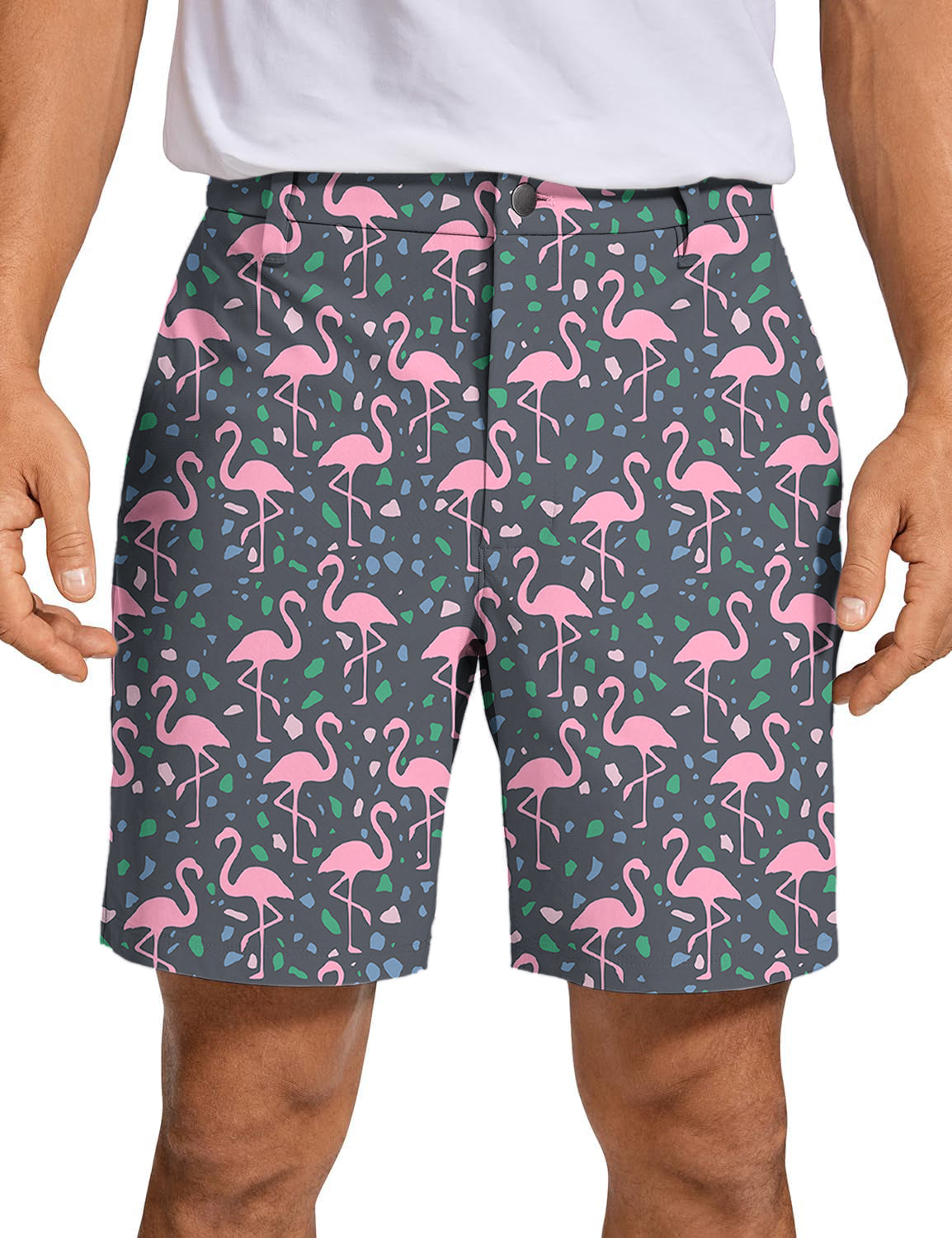 Men's Terrazzo Flamingo Golf Shorts