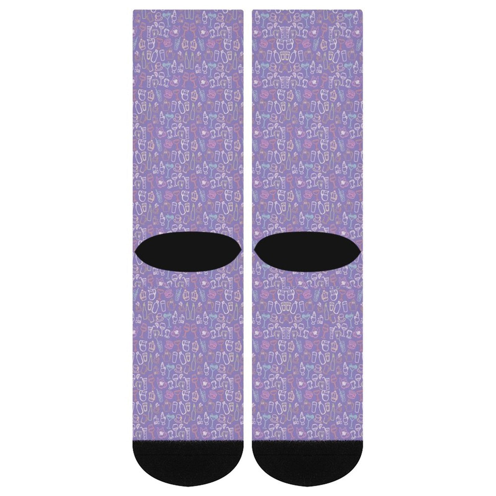 Here for the Drinks Prined socks Gifts for Men Women