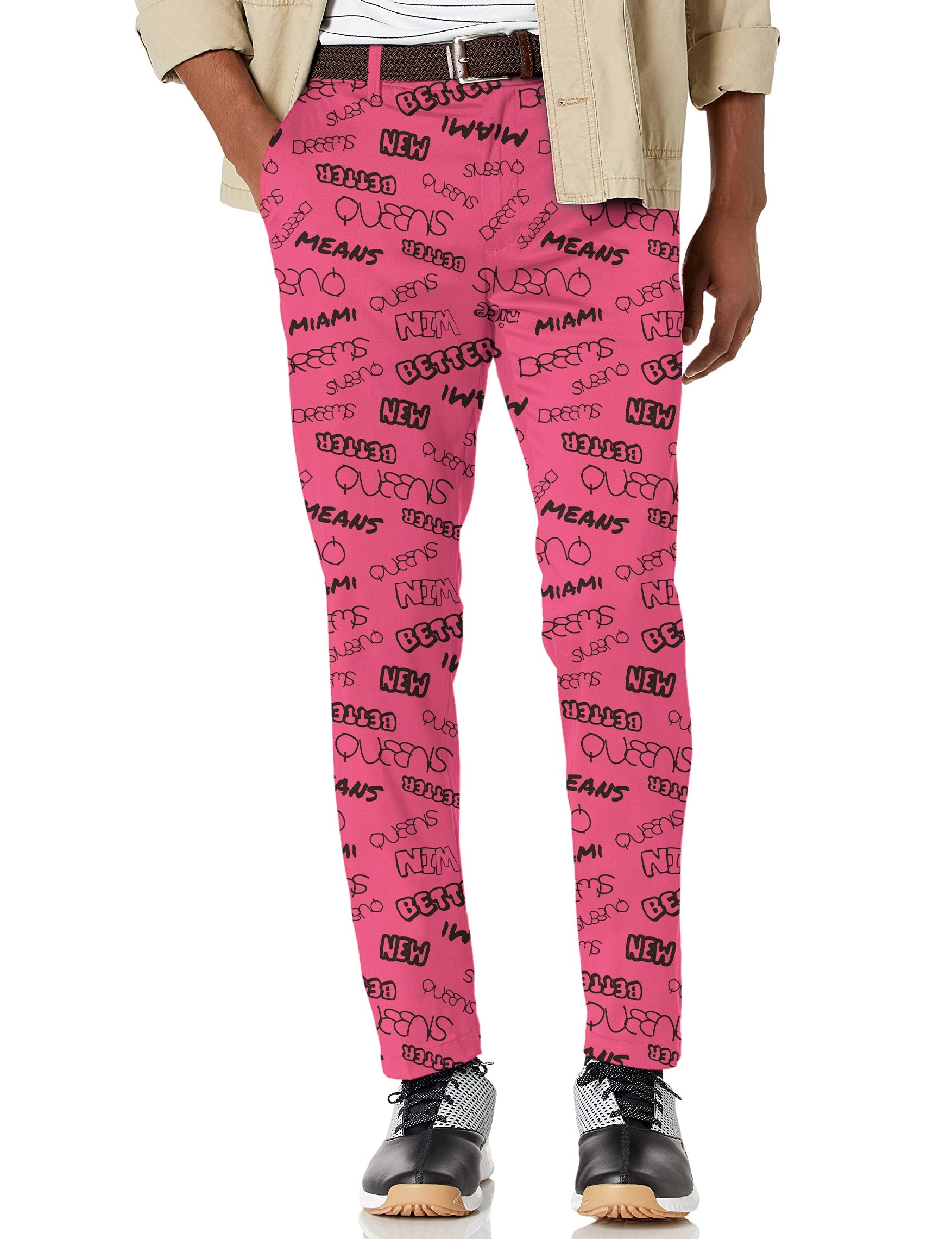 Men's New Better Miami stretch golf pants with moisture-wicking, wrinkle-resistant fabric and active waistband