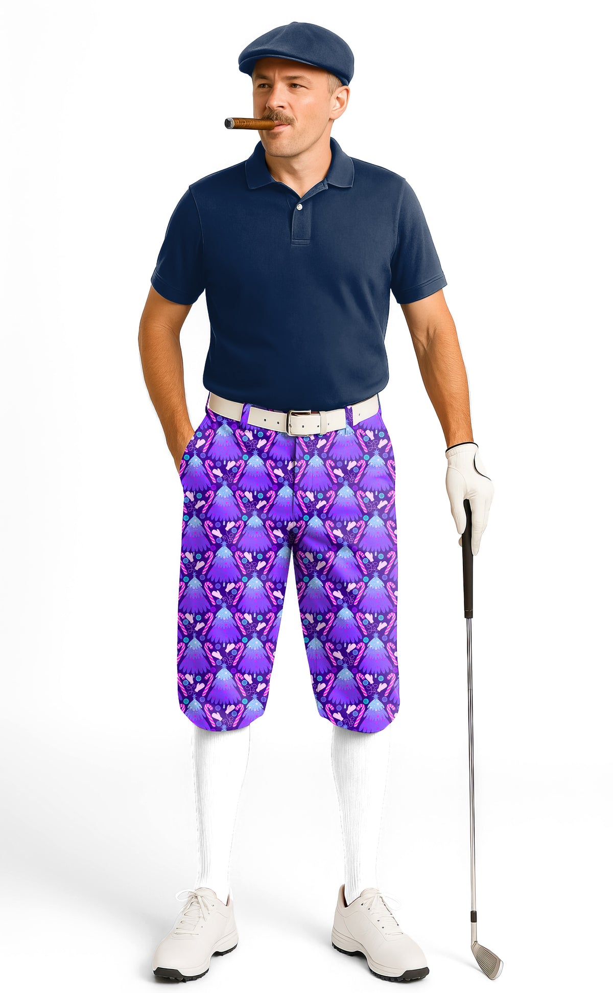 Magical Christmas Tree Men's Golf Knickers Pants