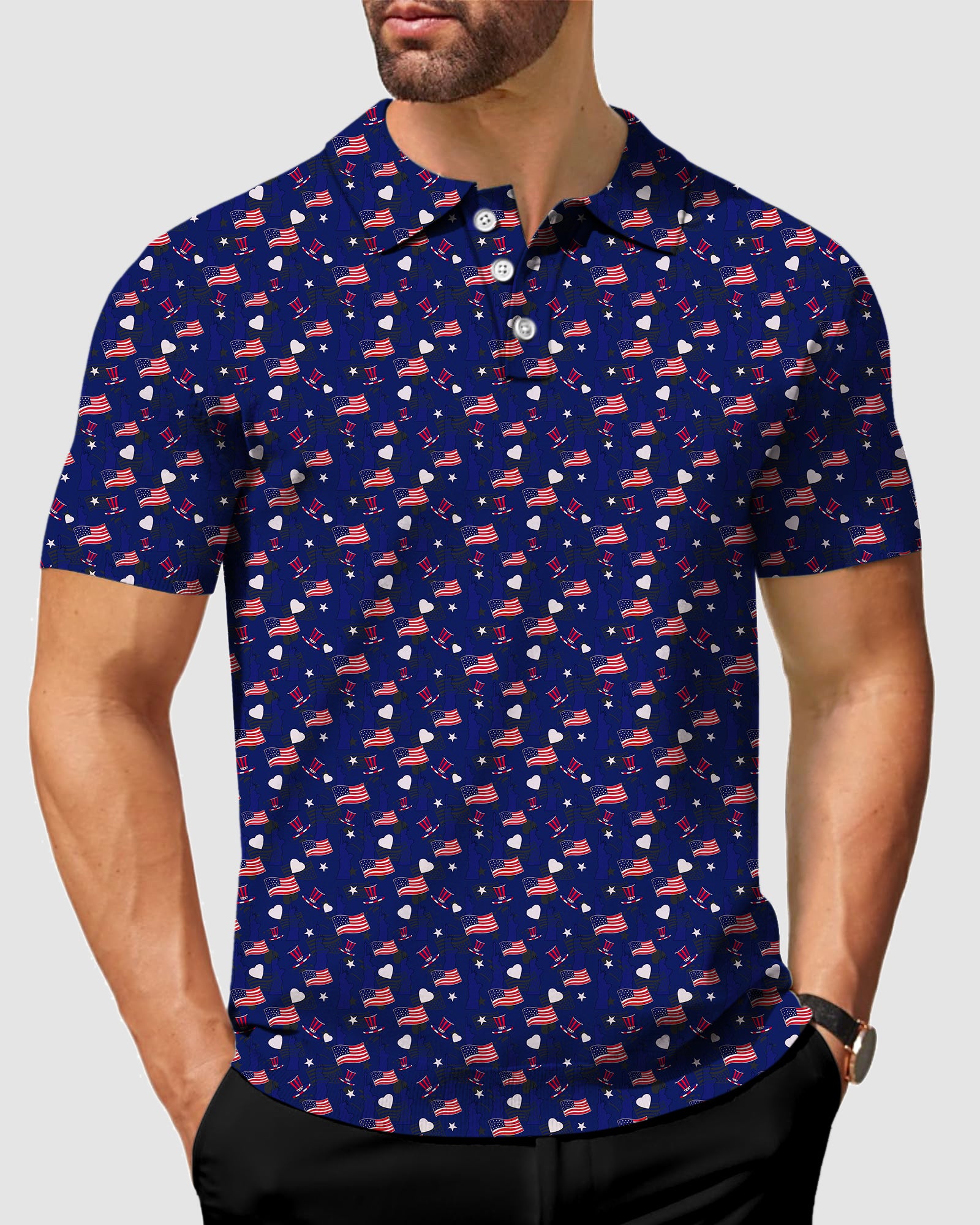 Men's The Statue of Liberty Golf Polo