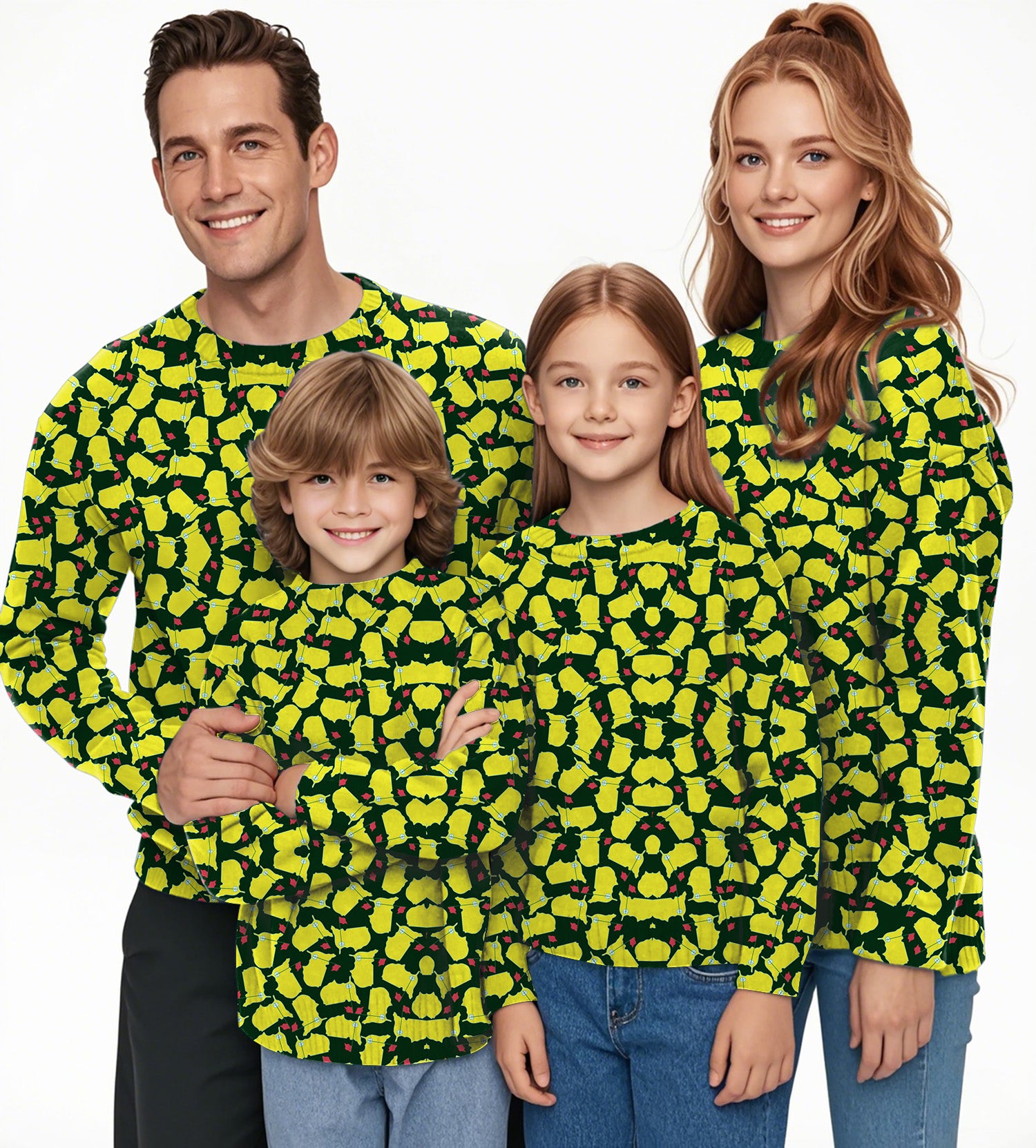 Augusta Crewneck Pullover Ugly Sweater Men Women boy girl family