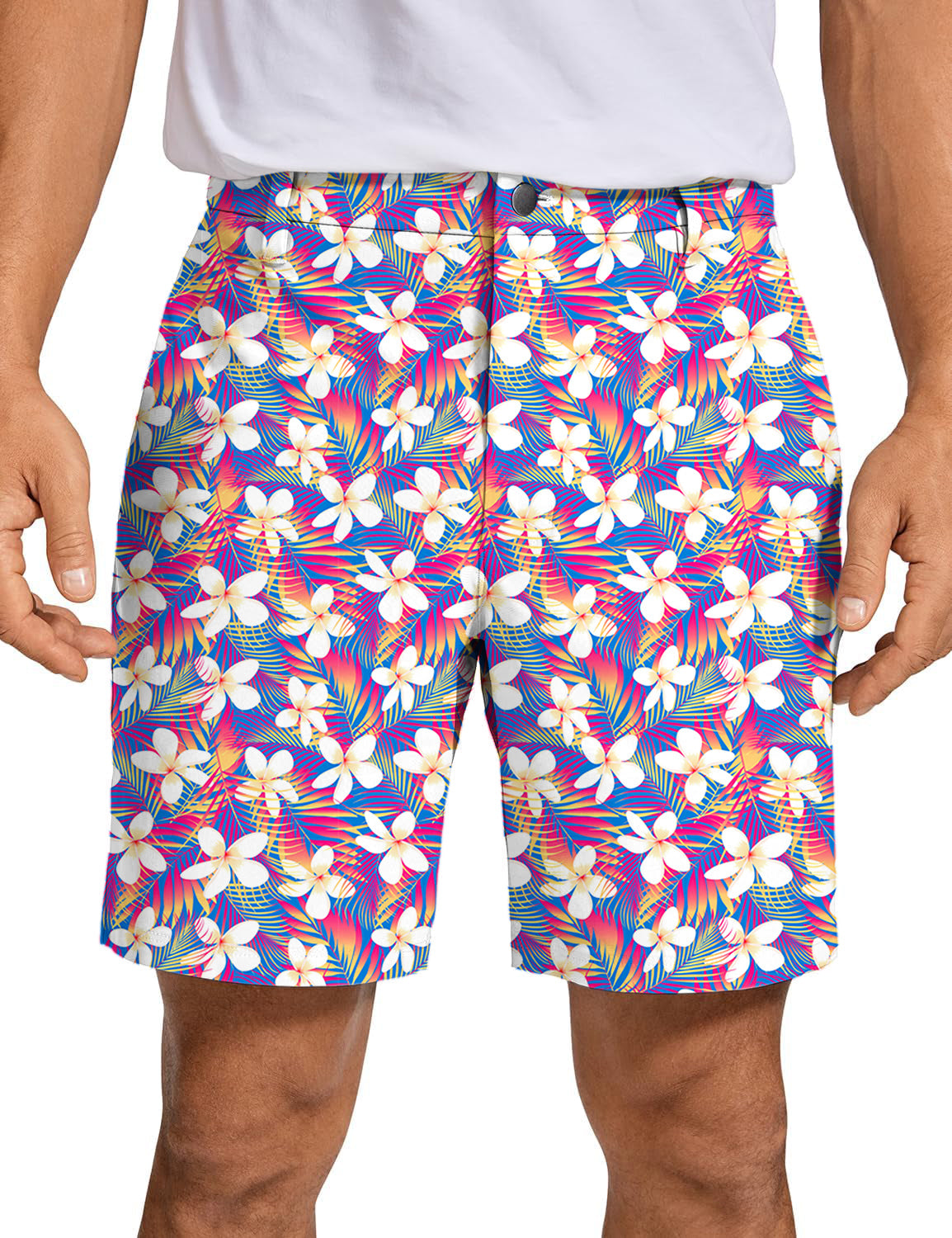 Men's Rainbow Tropics Golf Shorts