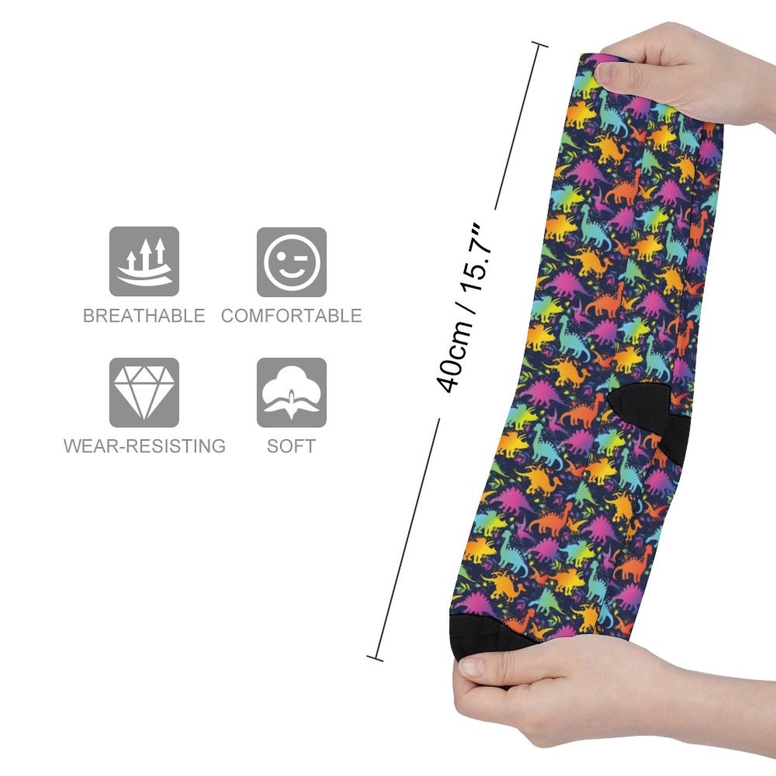 Dinosaur Party Prined socks Gifts for Men Women