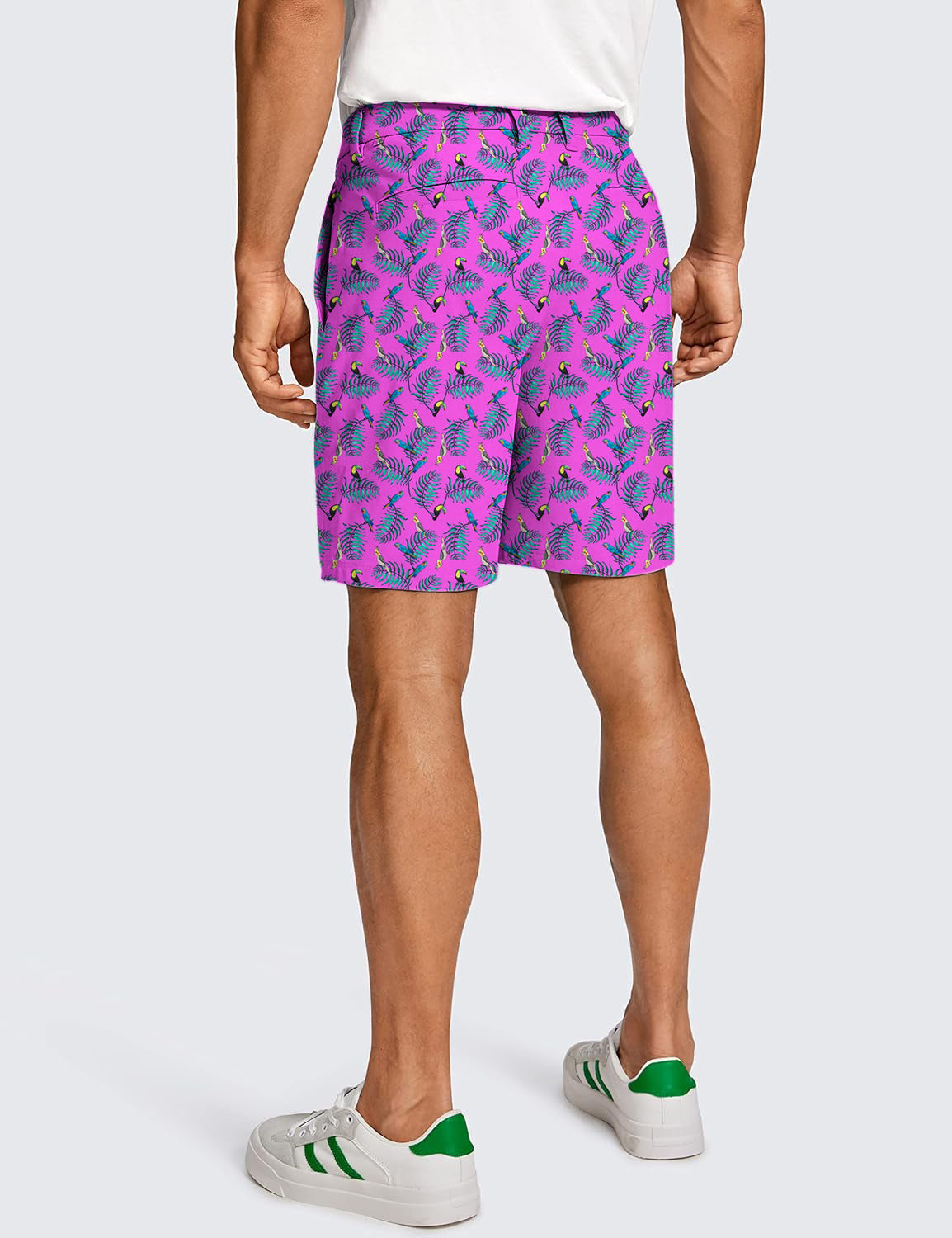 Men Tropical Oasis Golf Shorts