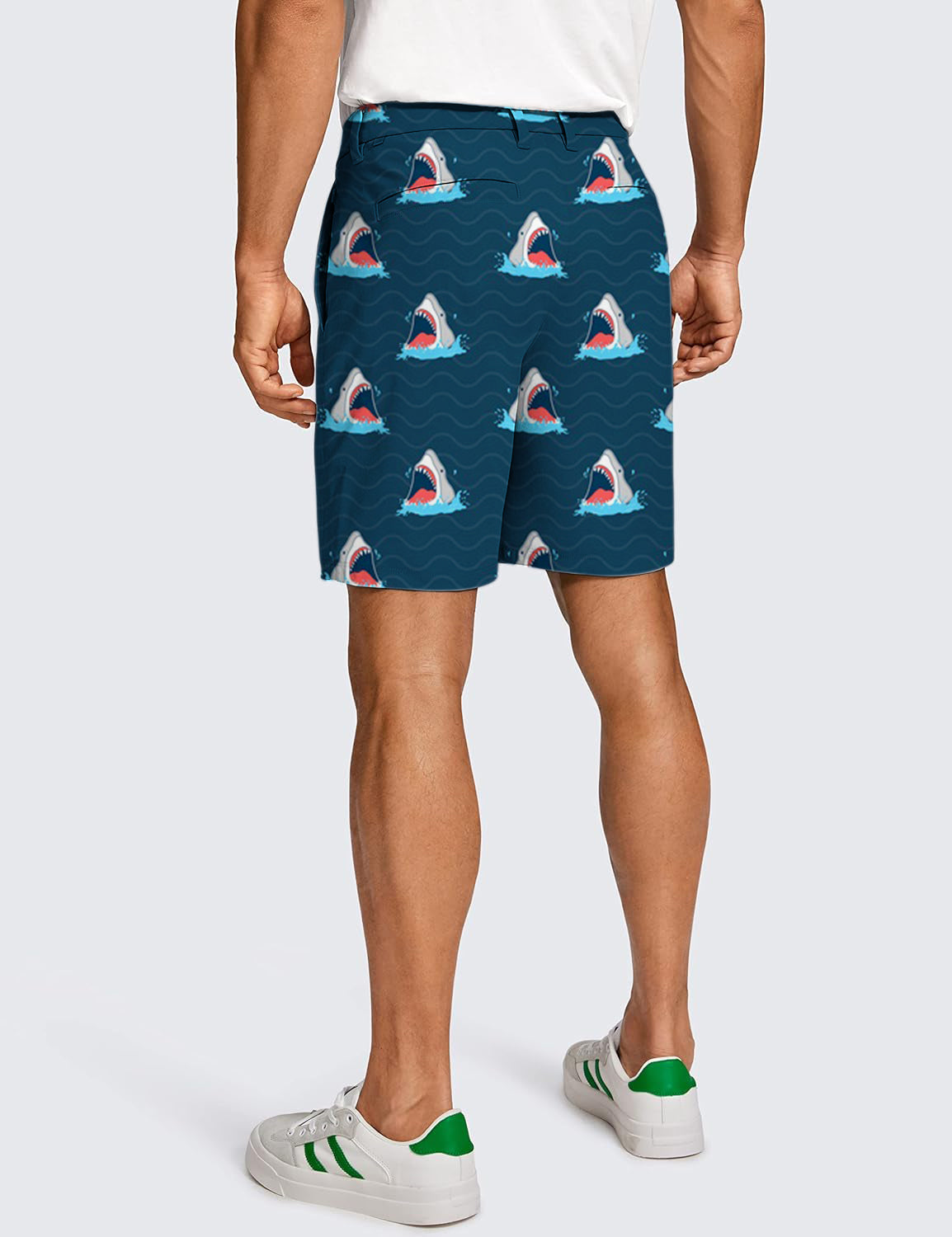 Men Shark Bait Golf Shorts