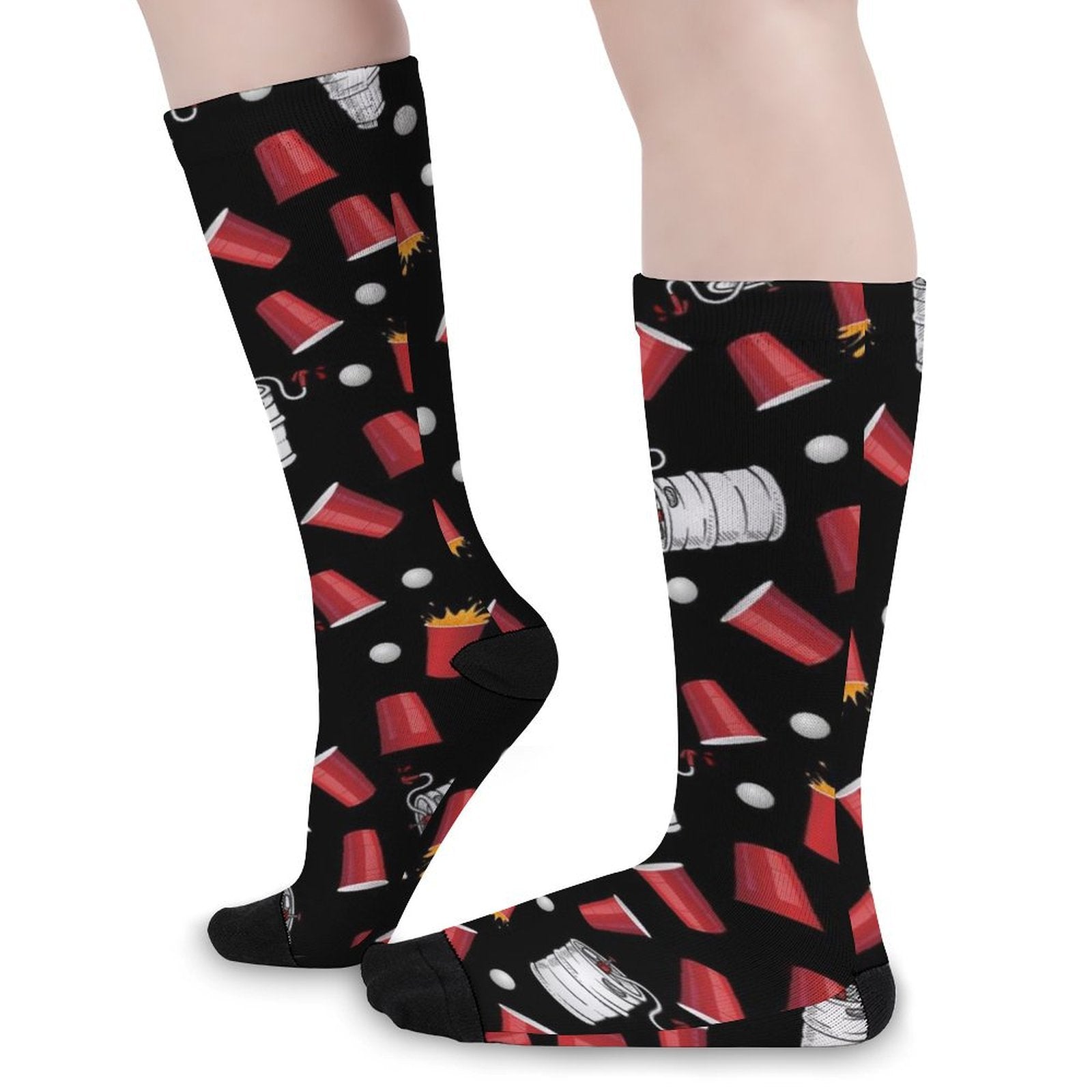 Kegs & Cups Prined socks Gifts for Men Women