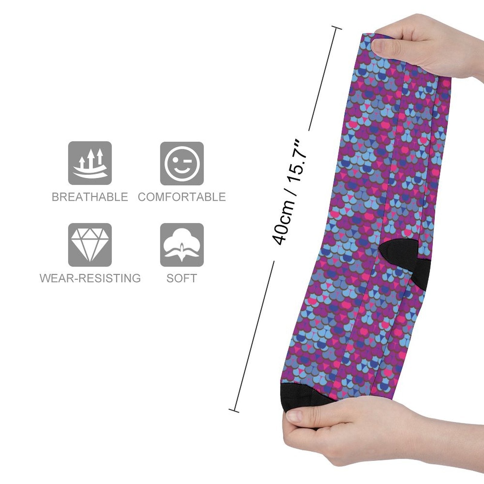 colorful world Prined socks Gifts for Men Women
