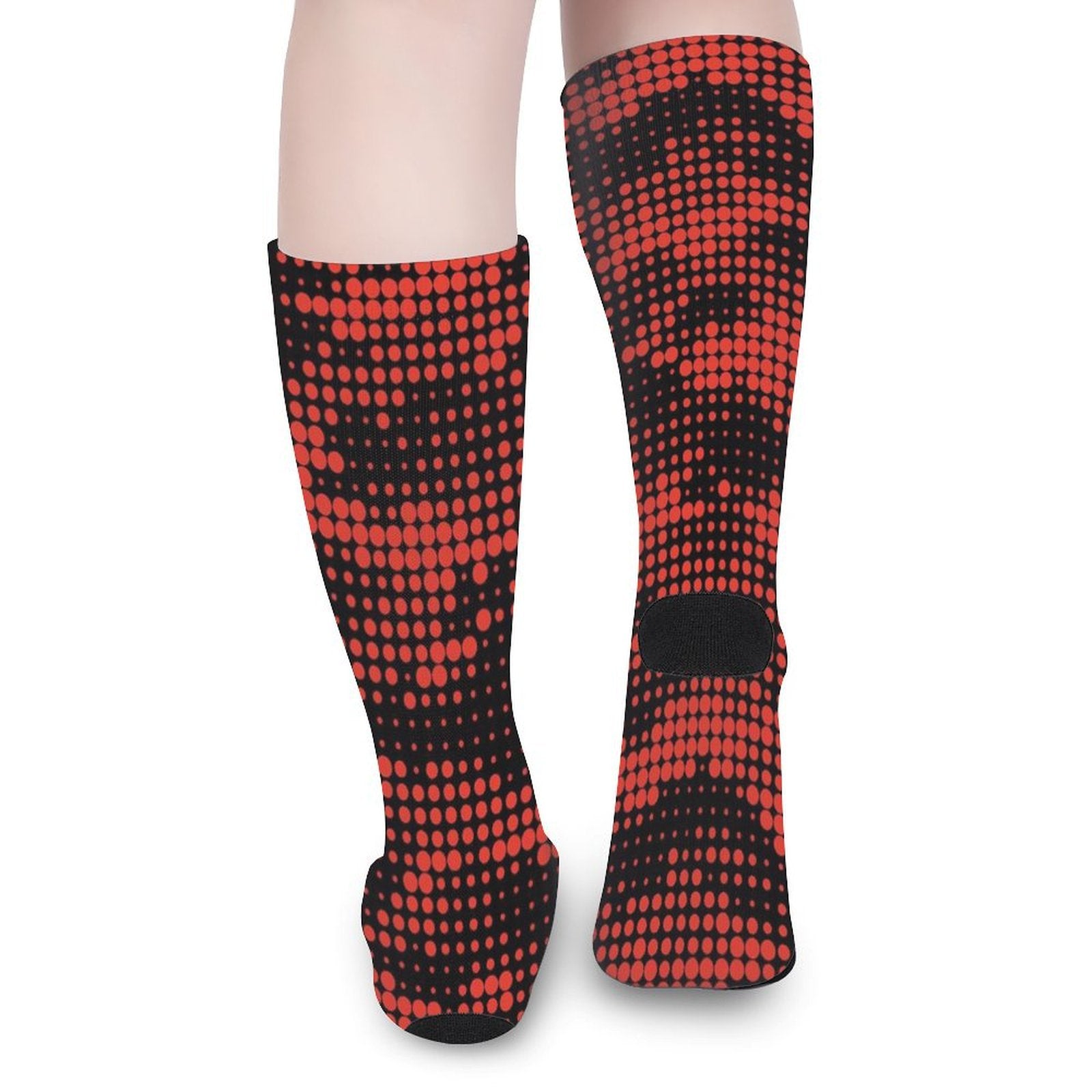 Red origin pixel Prined socks Gifts for Men Women
