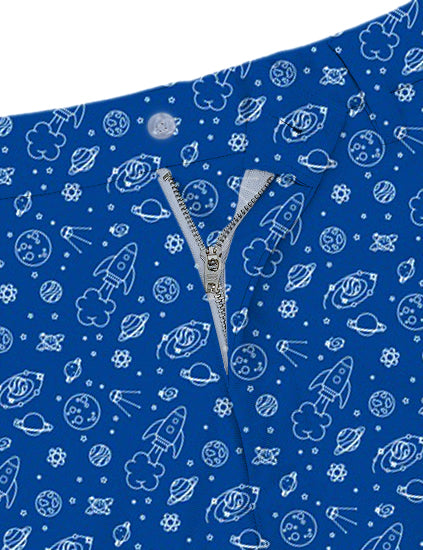 Men Space Out Golf Shorts