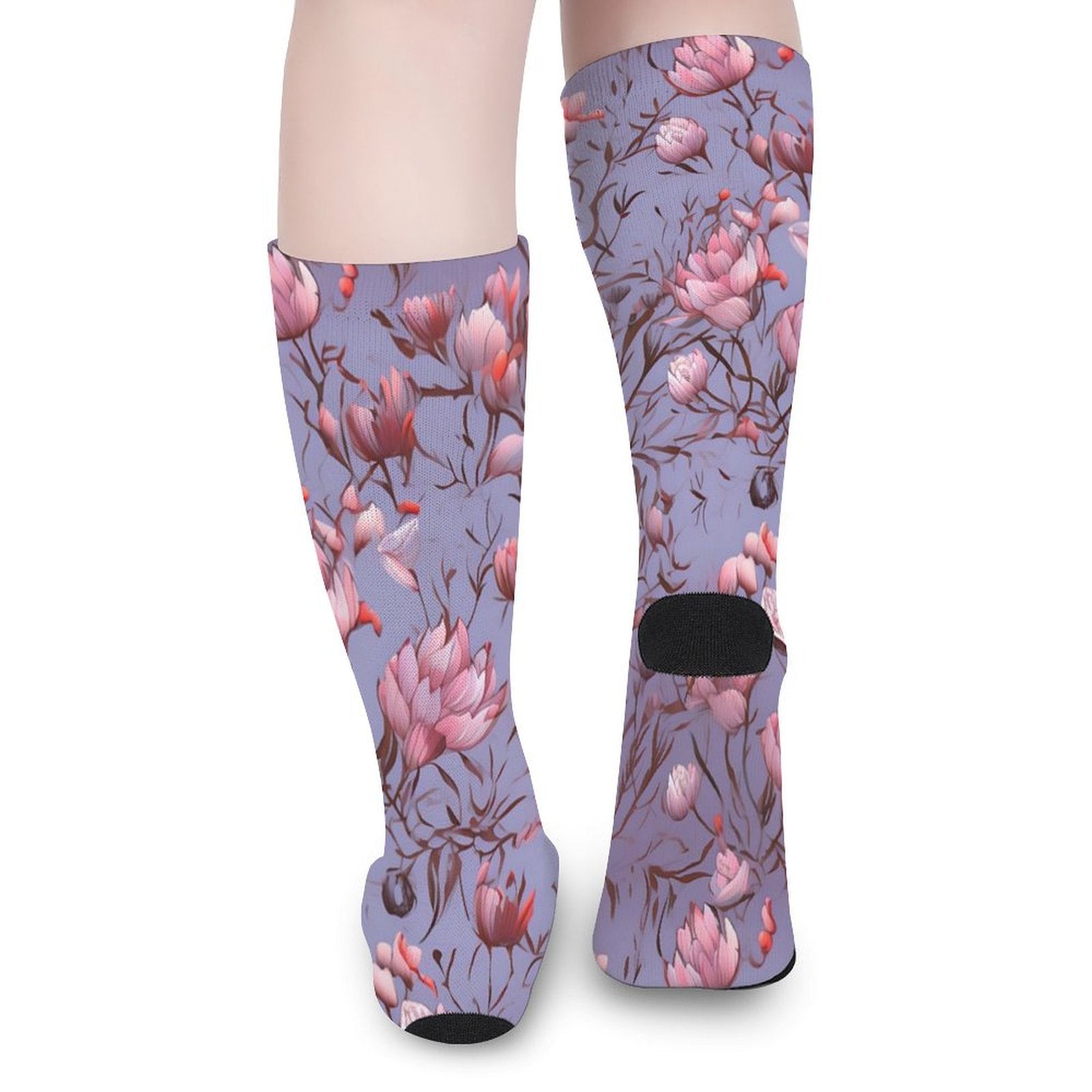 Cherry blossoms Prined socks Gifts for Men Women