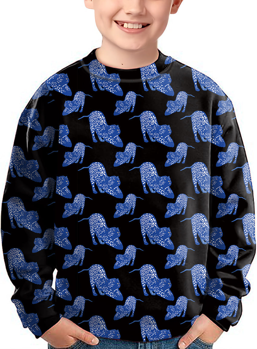 Tropical plants Crewneck Pullover Kids Ugly Sweater
