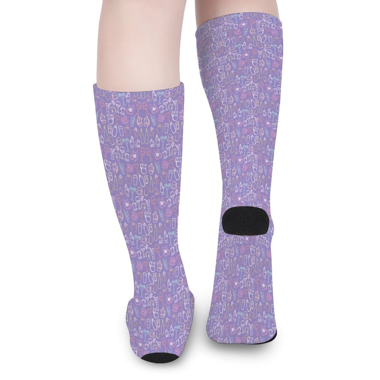 Here for the Drinks Prined socks Gifts for Men Women