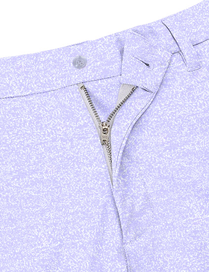 Men Lavender Links Golf Shorts US In Stock