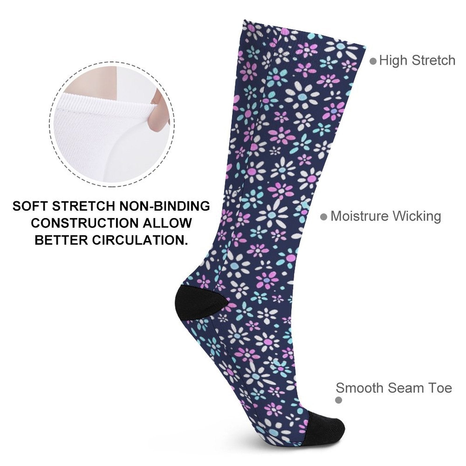 Daisy Daze Prined socks Gifts for Men Women