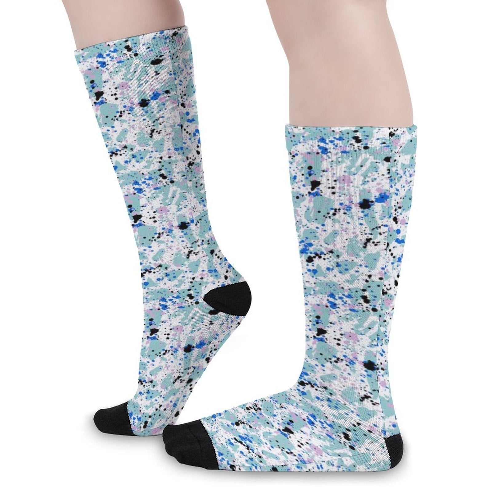 Paint Splatter Prined socks Gifts for Men Women