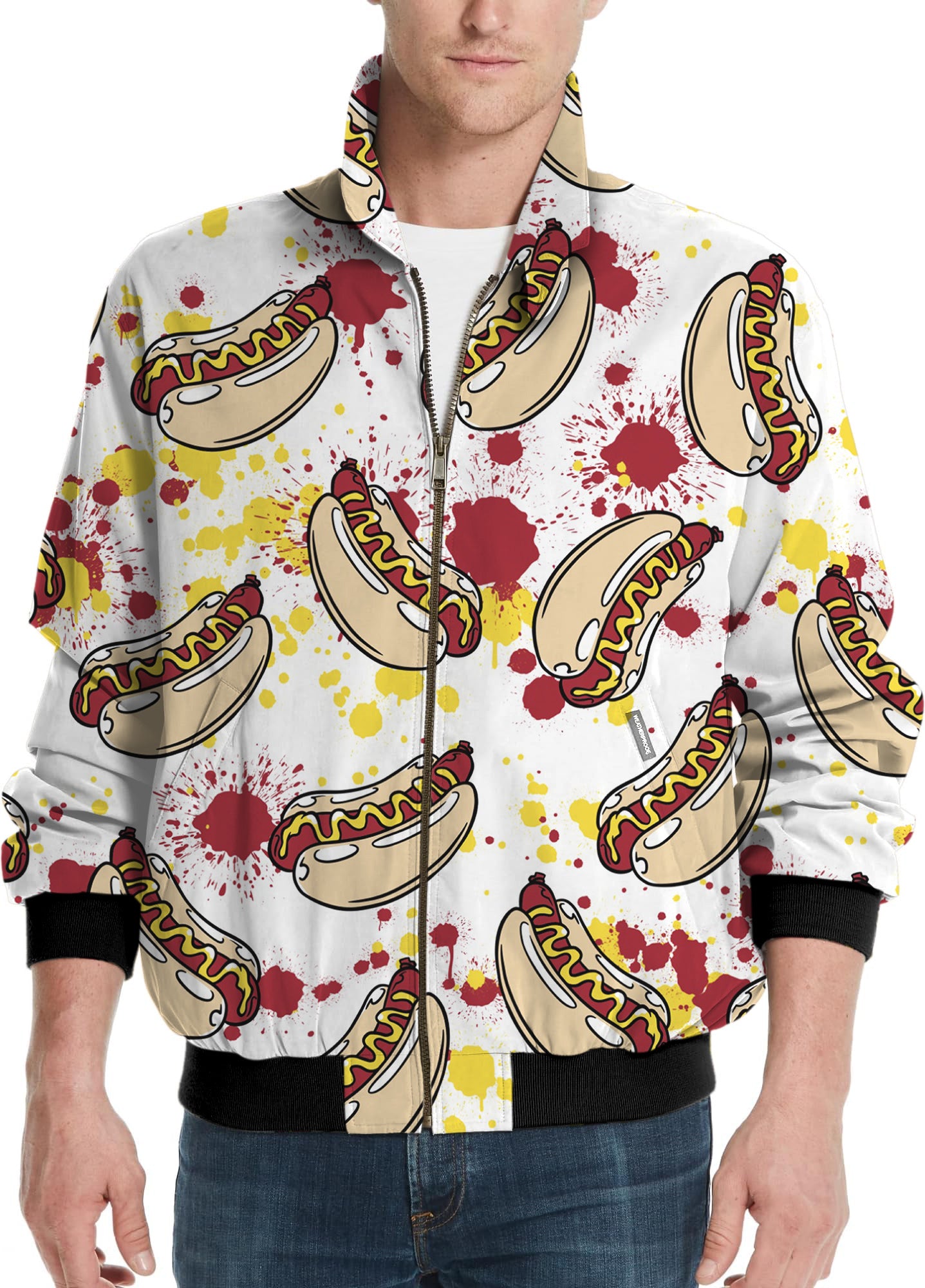 Hot Dog-Men's Golf Windbreaker Light Jacket