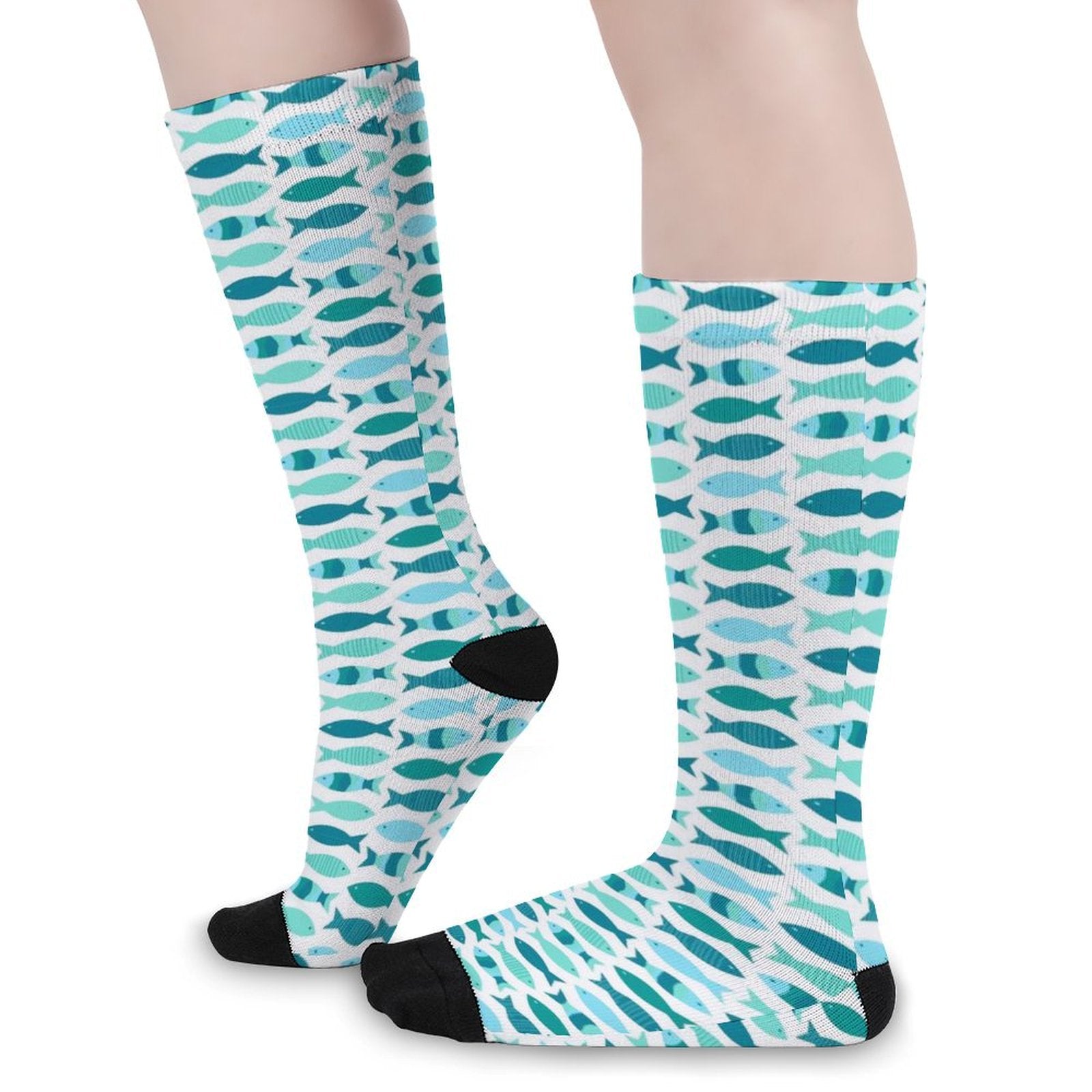 Fish Pond Prined socks Gifts for Men Women