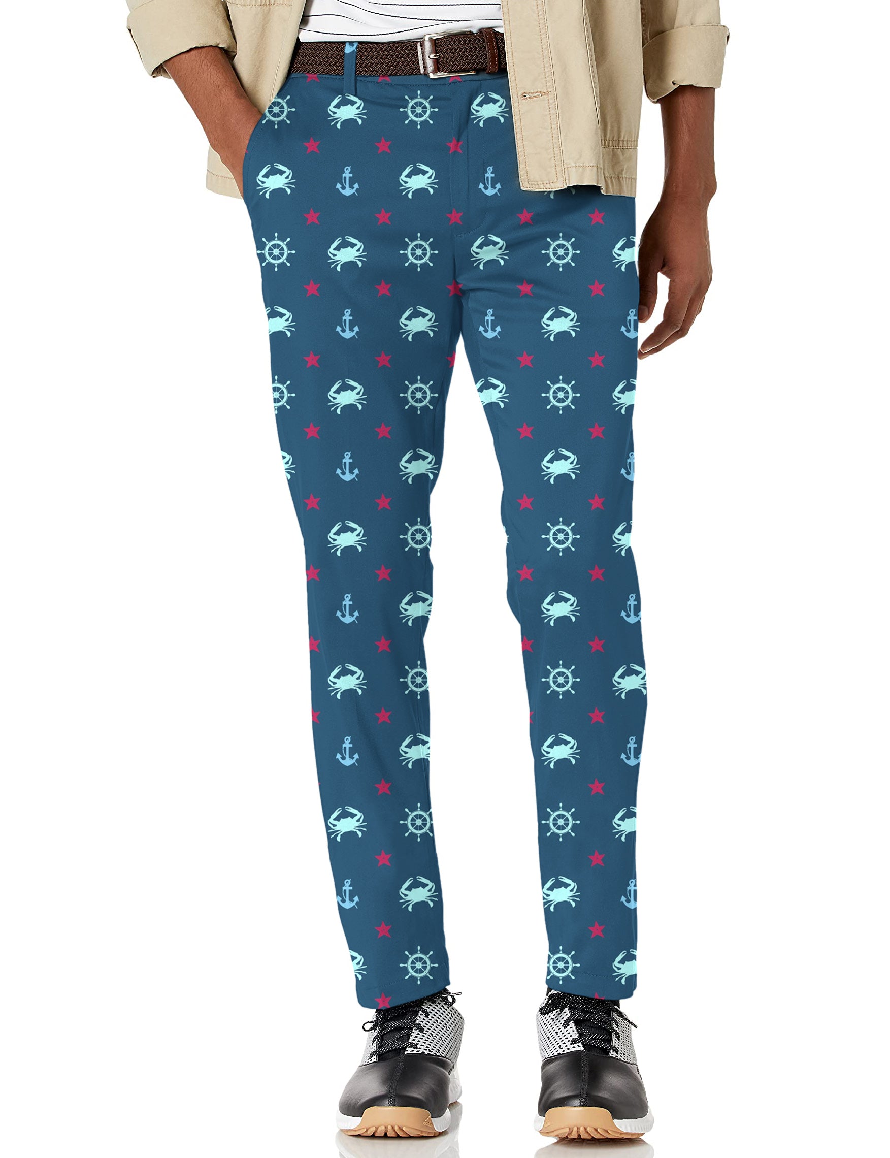 Men's Crabs and Stars Stretch Golf pants
