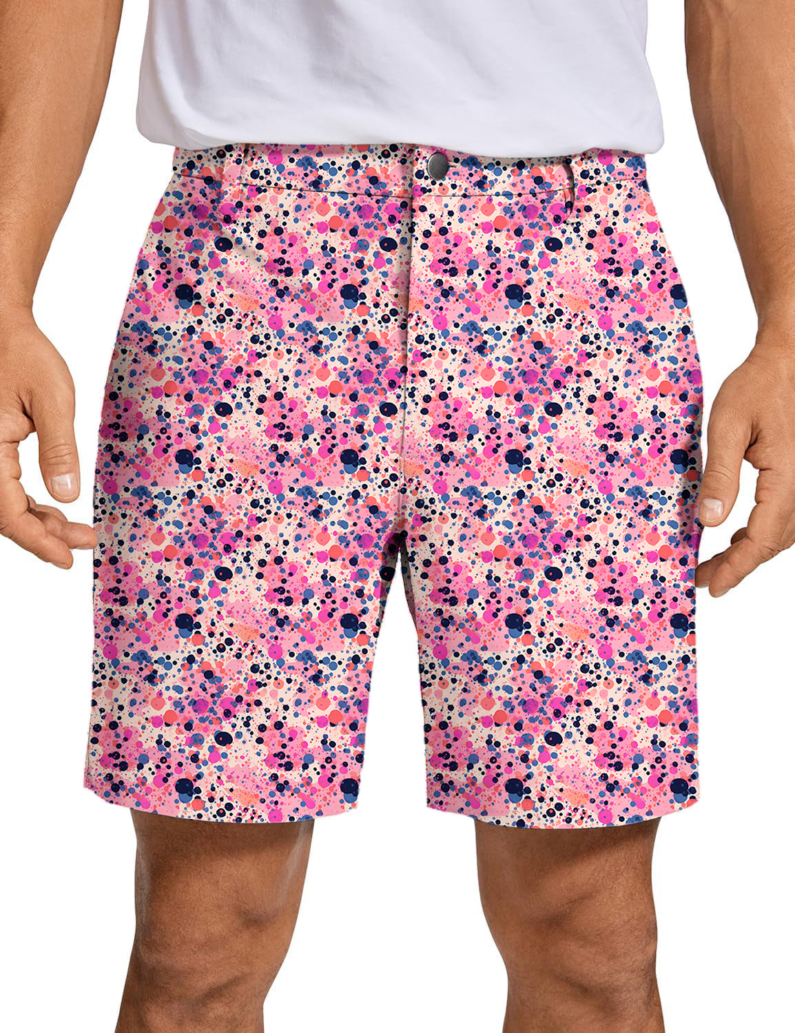 Men's Fuchsia Fusion Golf Shorts