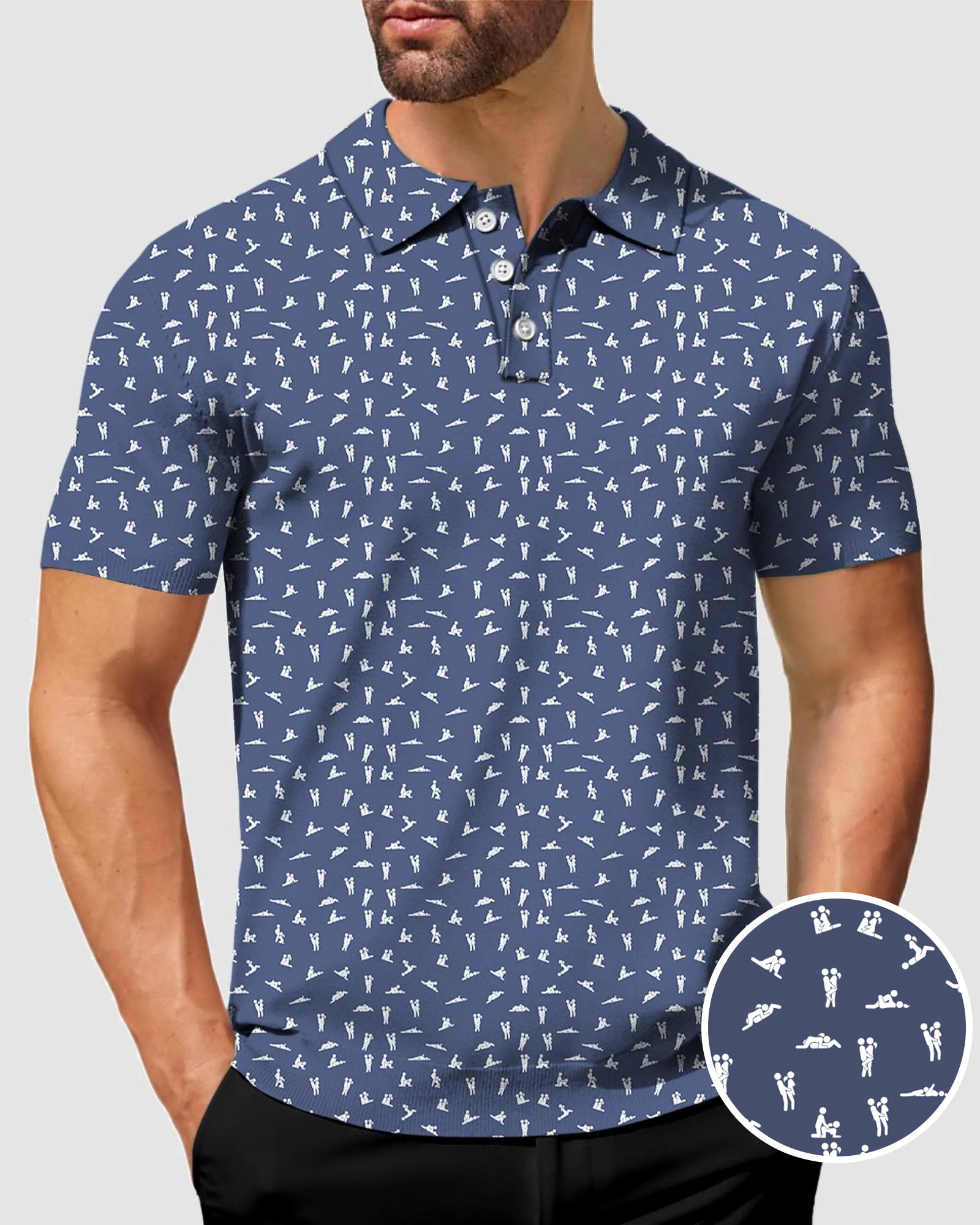 dress shirt stretch Men's Micro Check Tech Shirt  Stretch Knit Dress Shirt