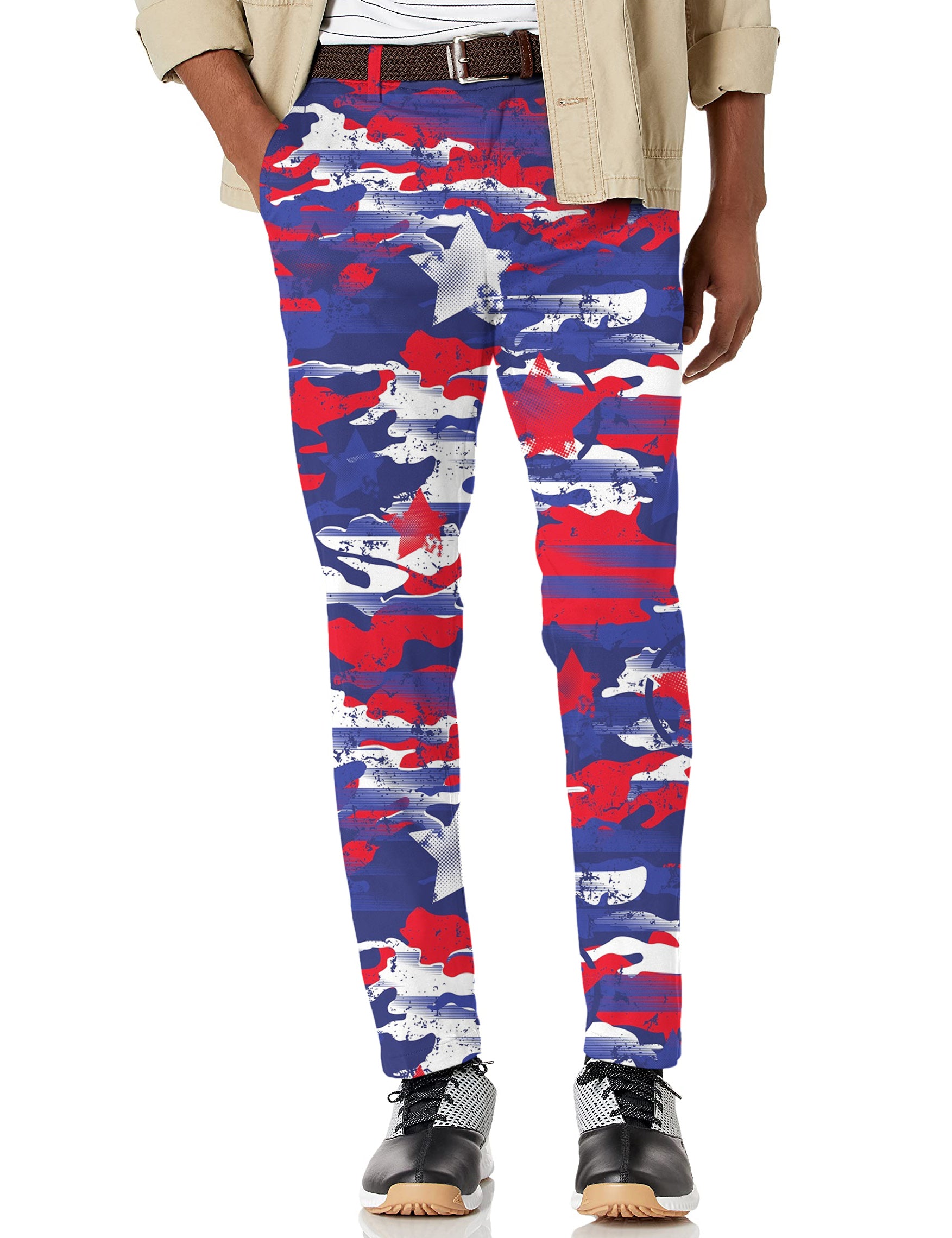 Men's USA camo Stretch Golf Pants