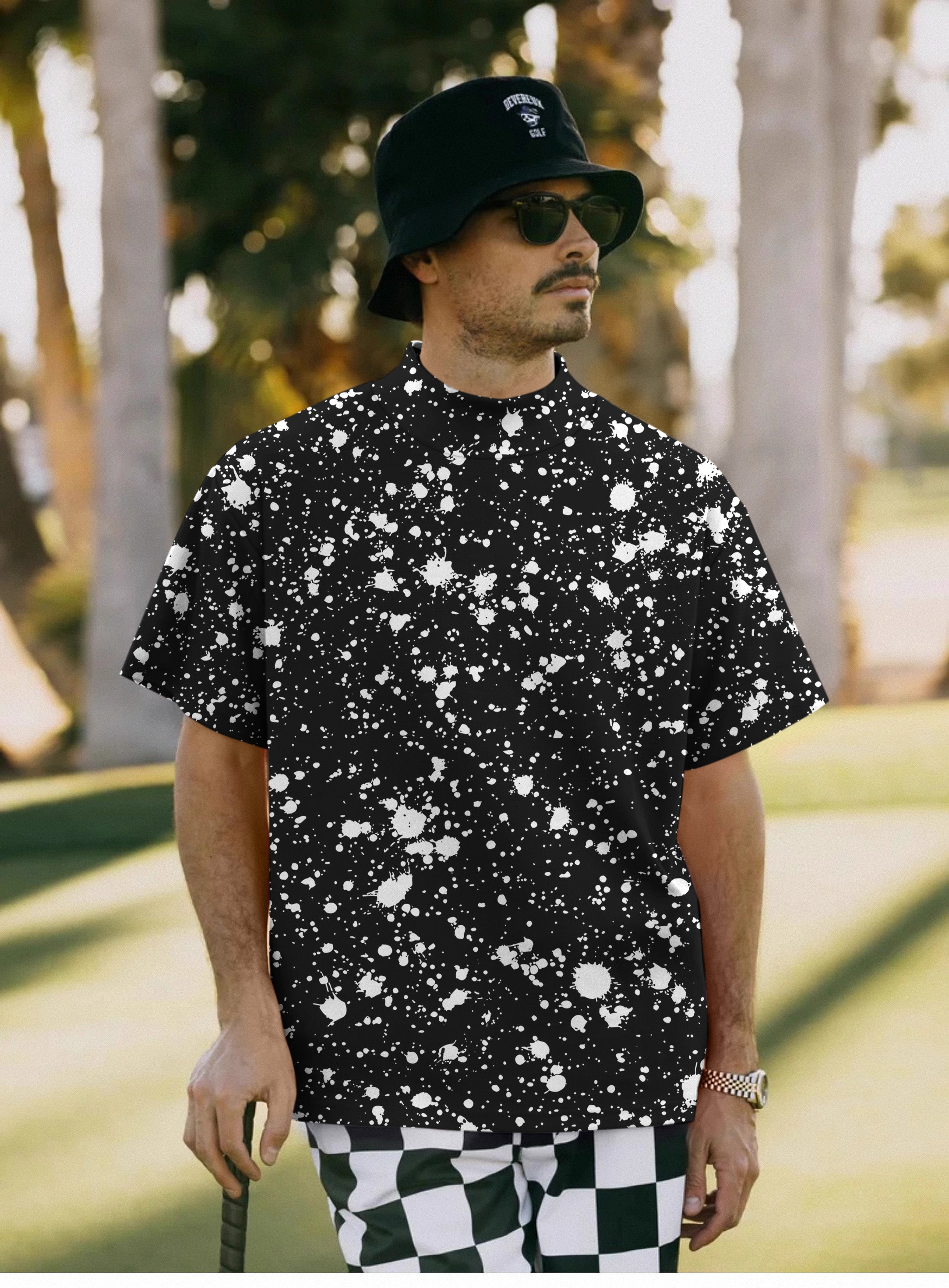 Men's Flash Pullover High neck Long/Short sleeve T-Shirt