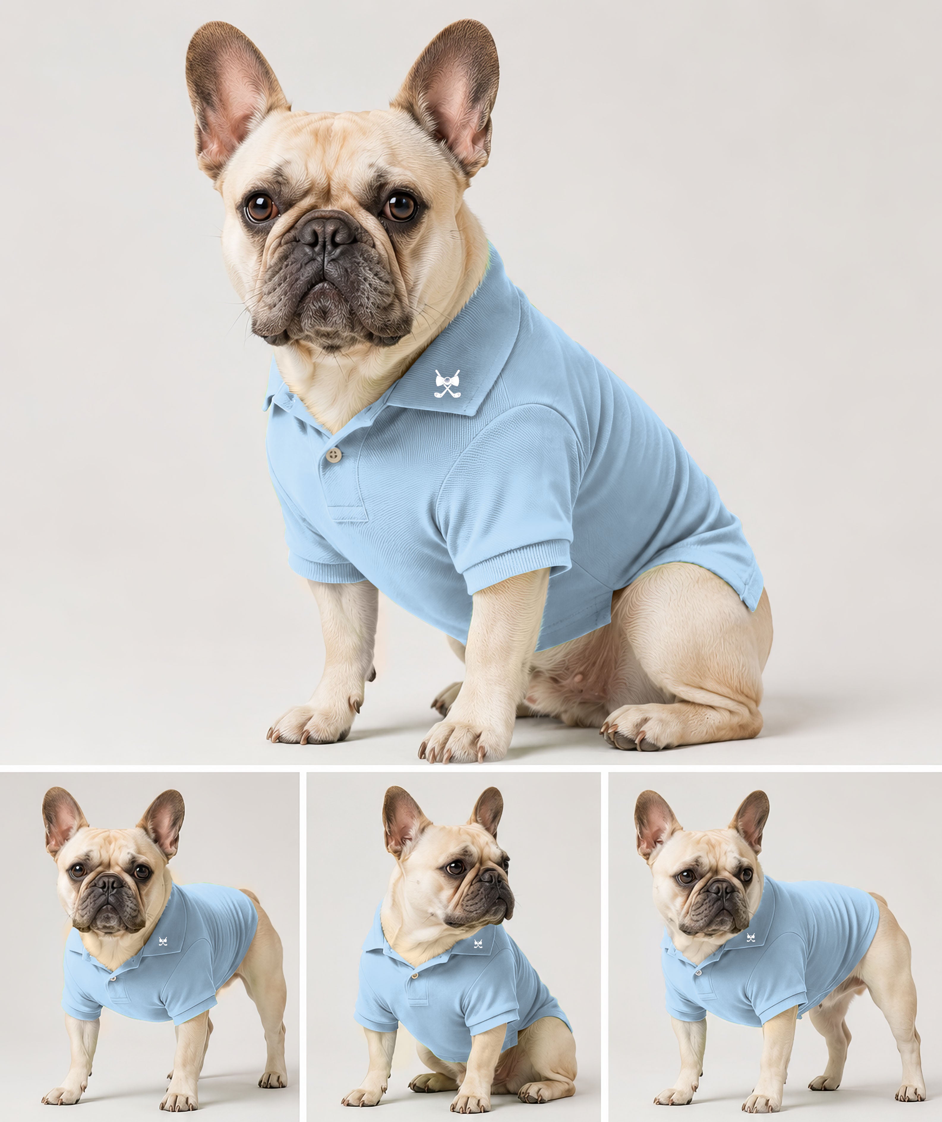 Dog's pure sky Golf Polo
