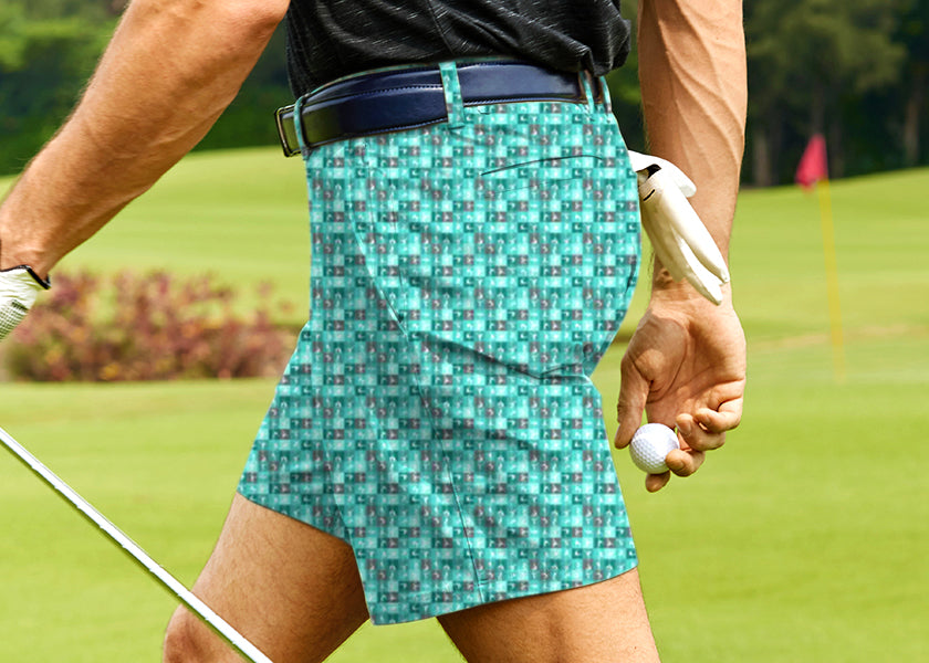 Men Pole Dance Golf Shorts
