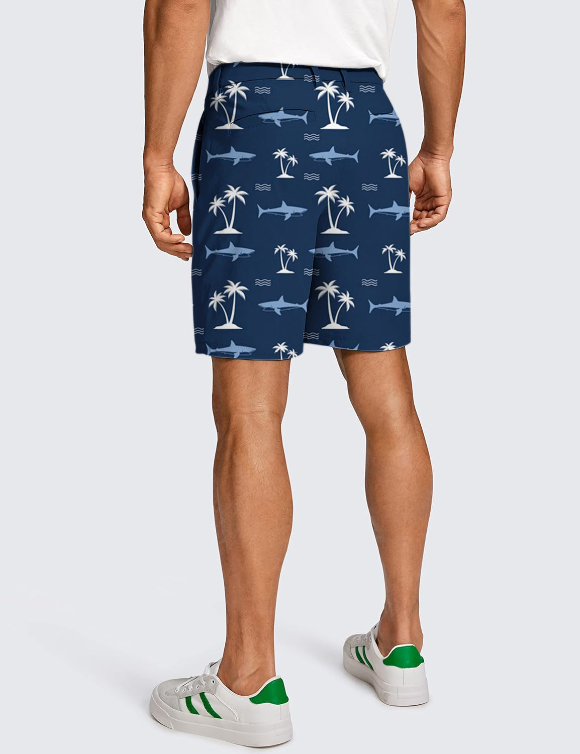 Men Shark Island Golf Shorts