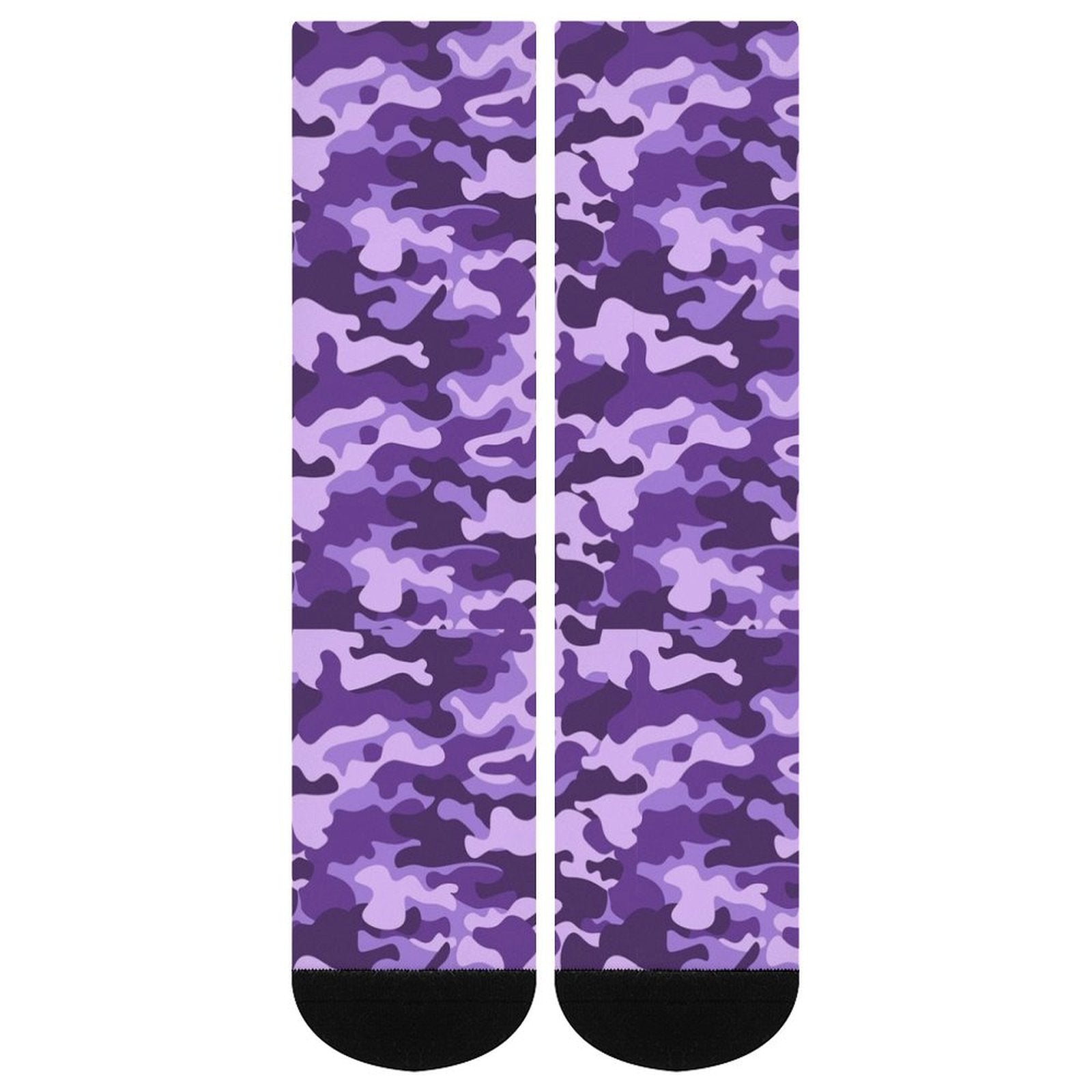 Purple Camo Prined socks Gifts for Men Women