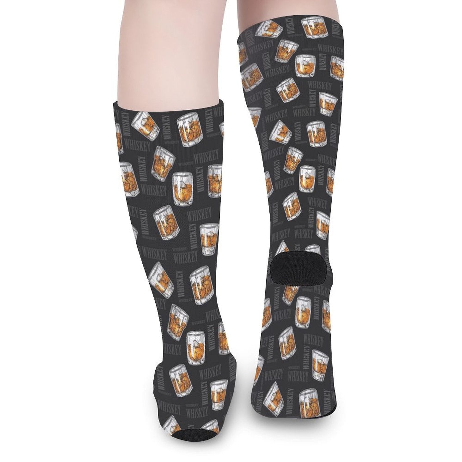 Whiskey Prined socks Gifts for Men Women
