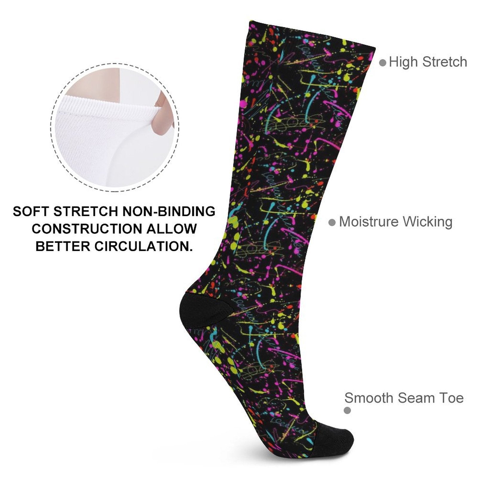 Color printing Prined socks Gifts for Men Women