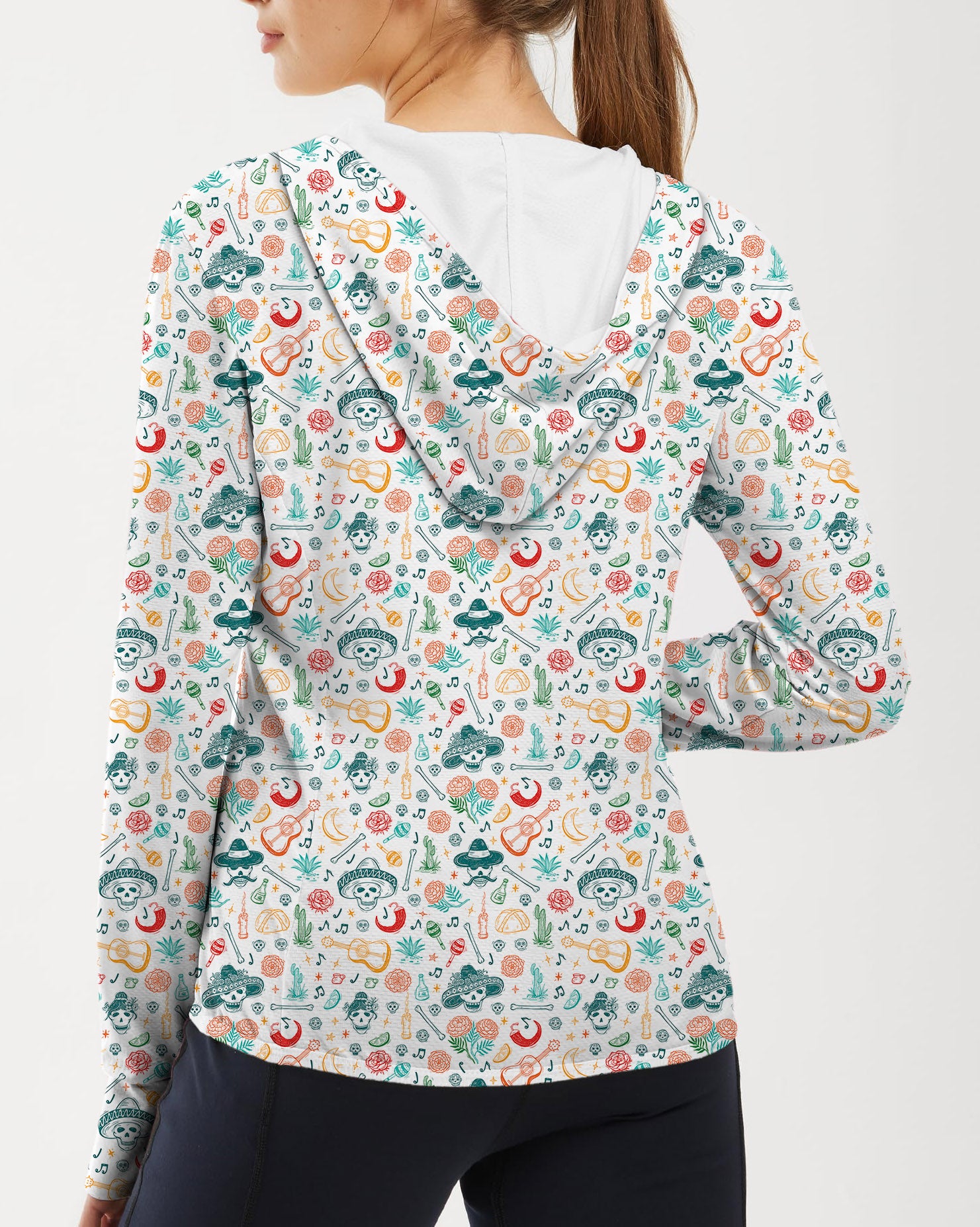 Women's Outdoor Colorful Balloon Dog Golf Sun Protection Slim Fit zip hoodies
