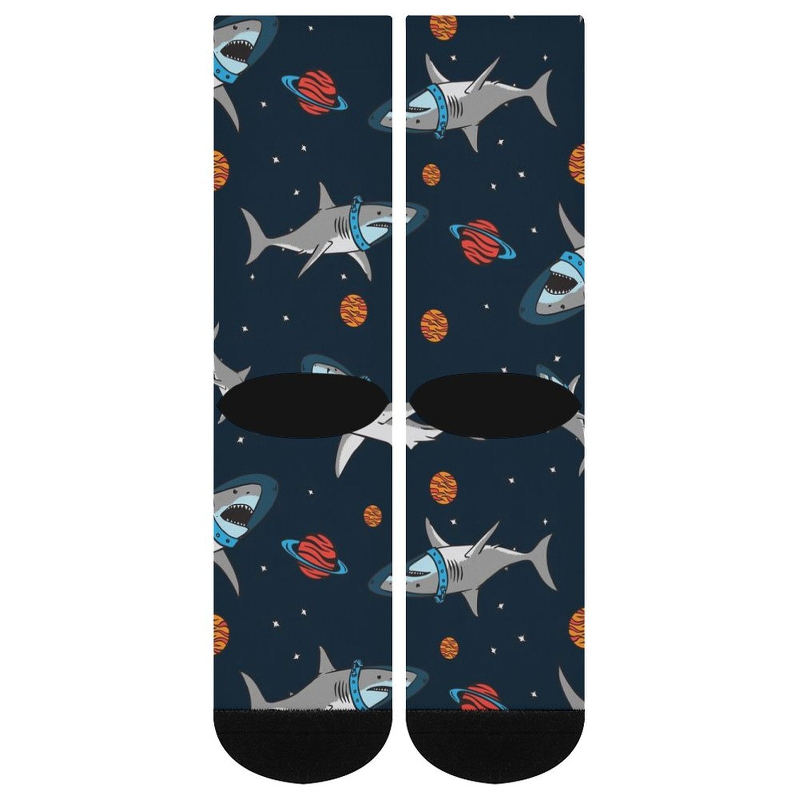 Sharks in Space Prined socks Gifts for Men Women