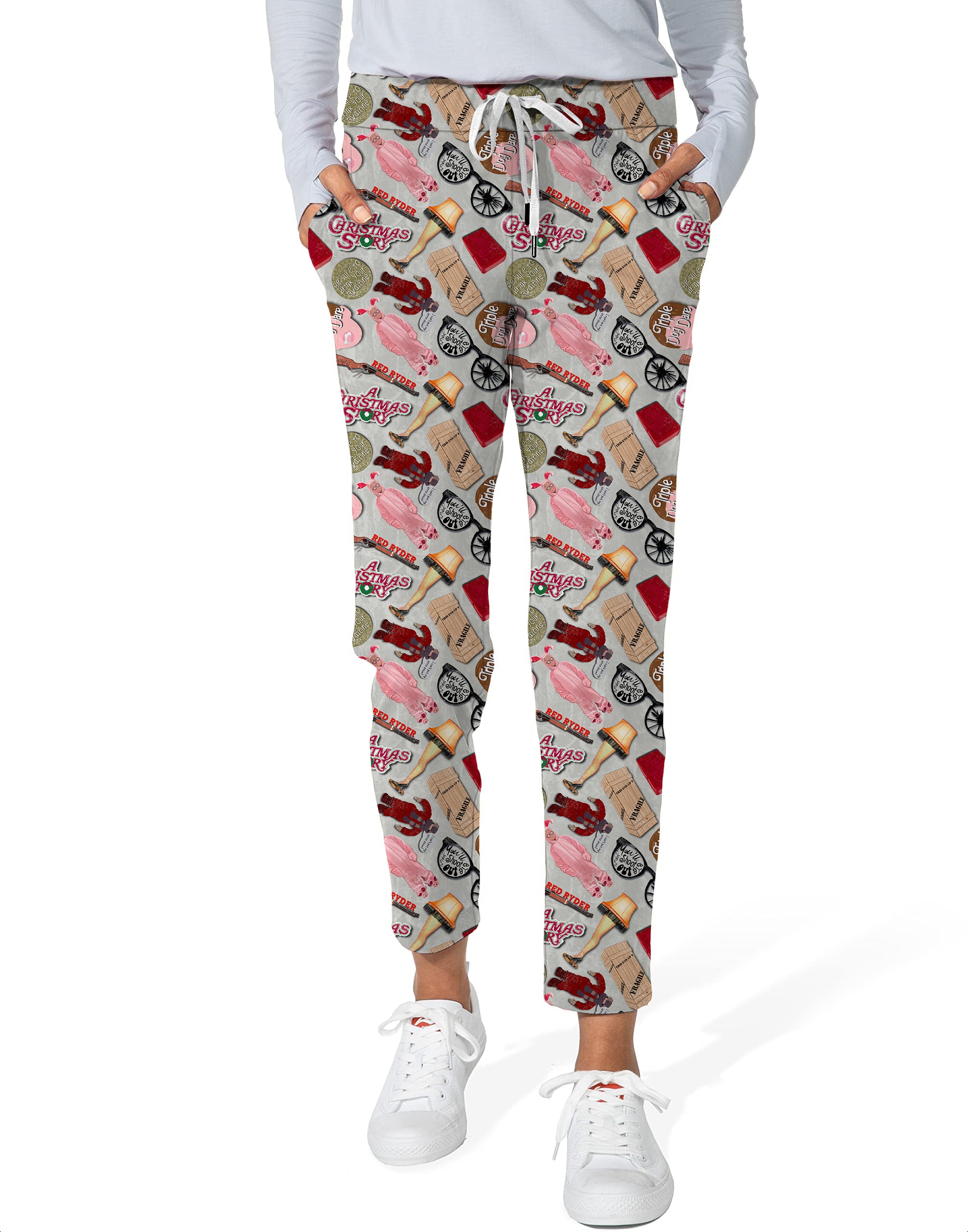 Christmas Story-Women's 7/8 Stretch Ankle Golf Pants