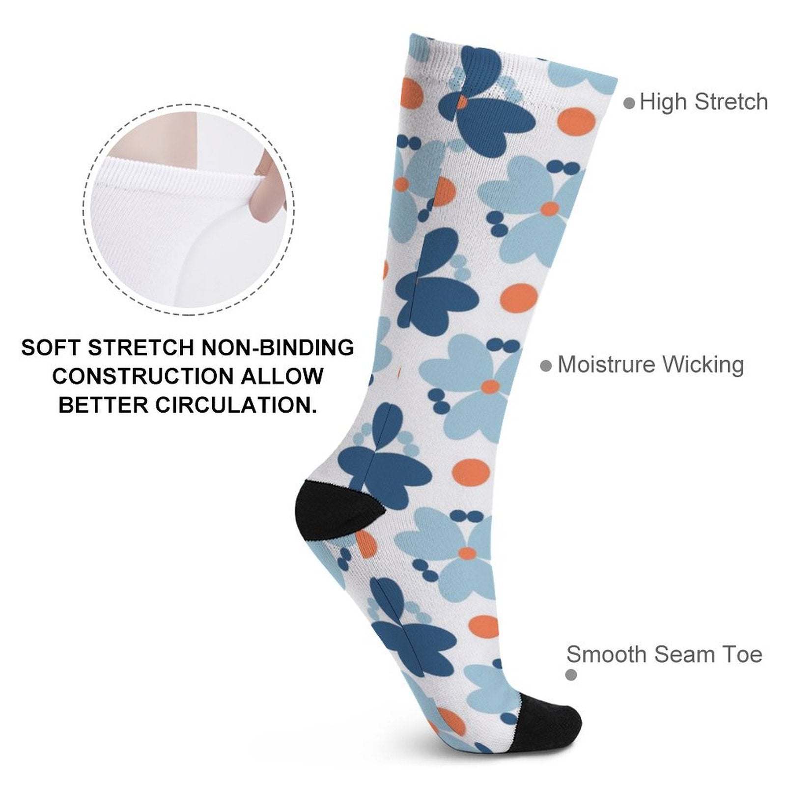 Modern Golfer Prined socks Gifts for Men Women