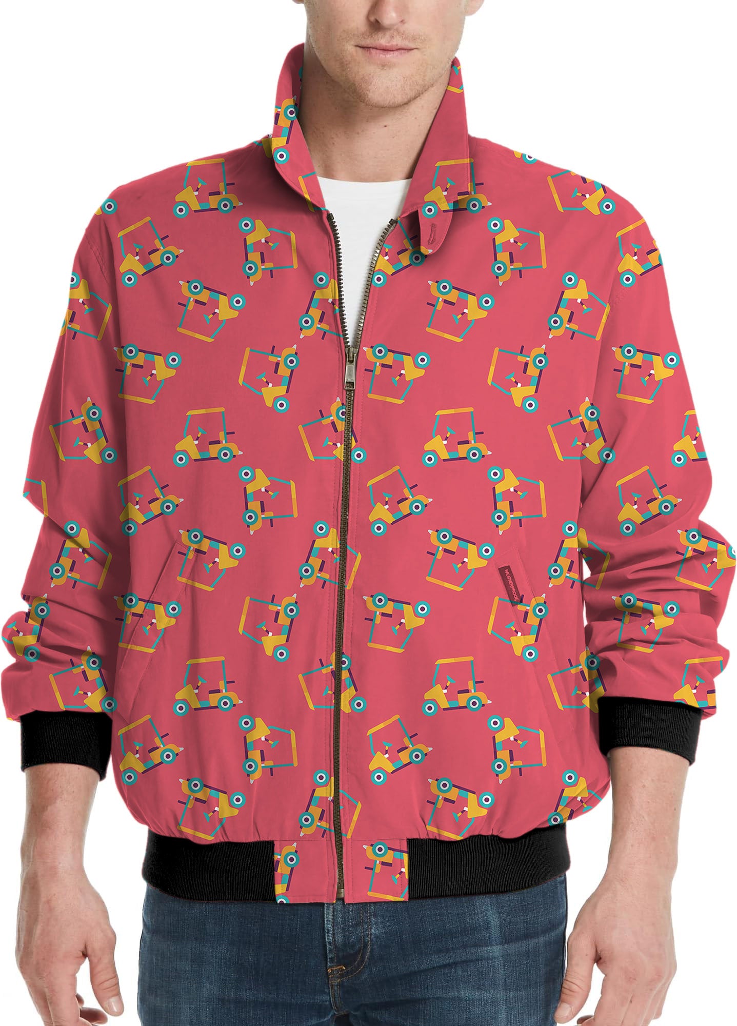 Cart Cruising-Men's Golf Windbreaker Light Jacket