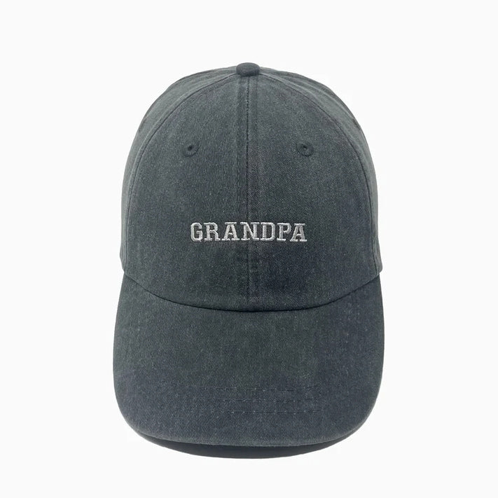 GRANDPA Personalized Dad Embroidered Vintage Hat Father's Day Gift