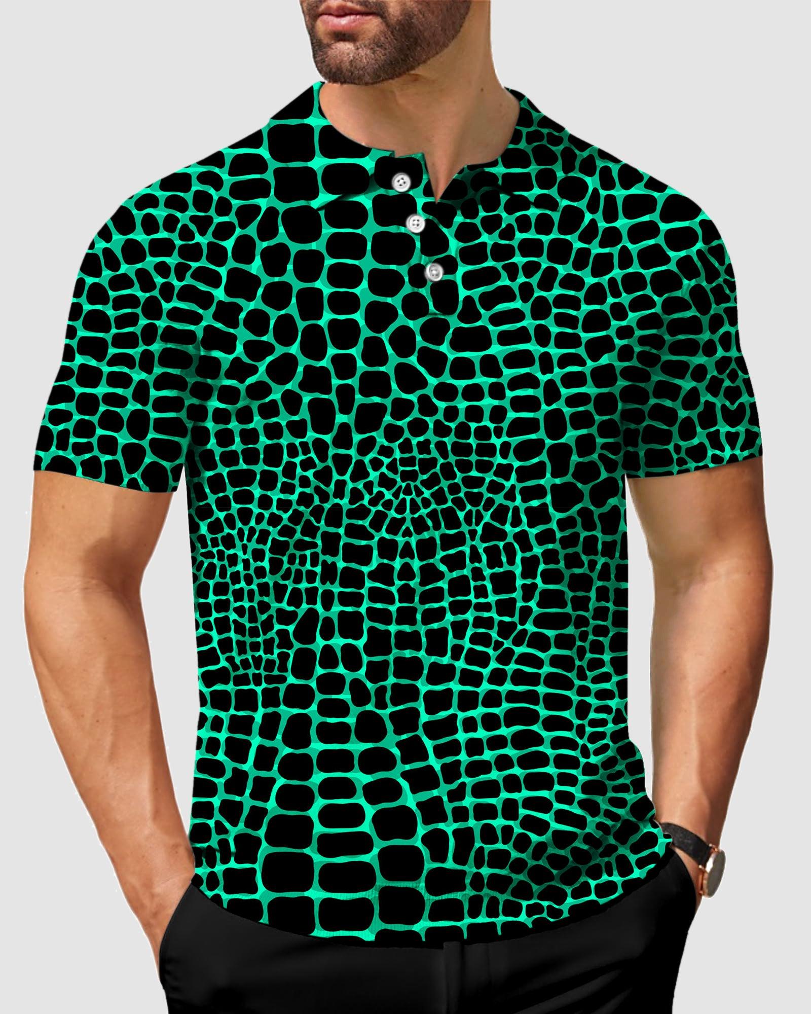 Men's golf polo alligator shirt