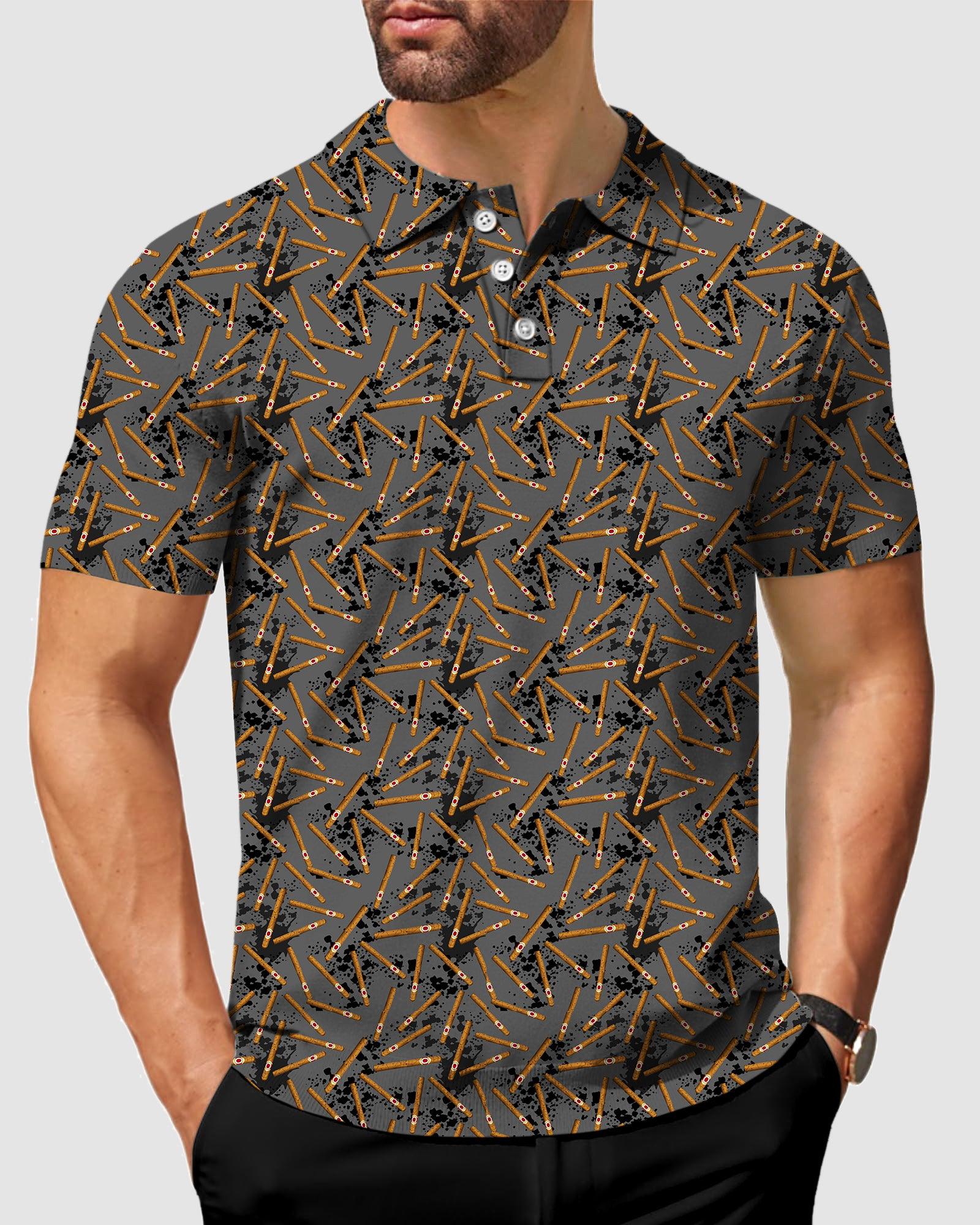 Men's golf Cigarettes and cigars polo