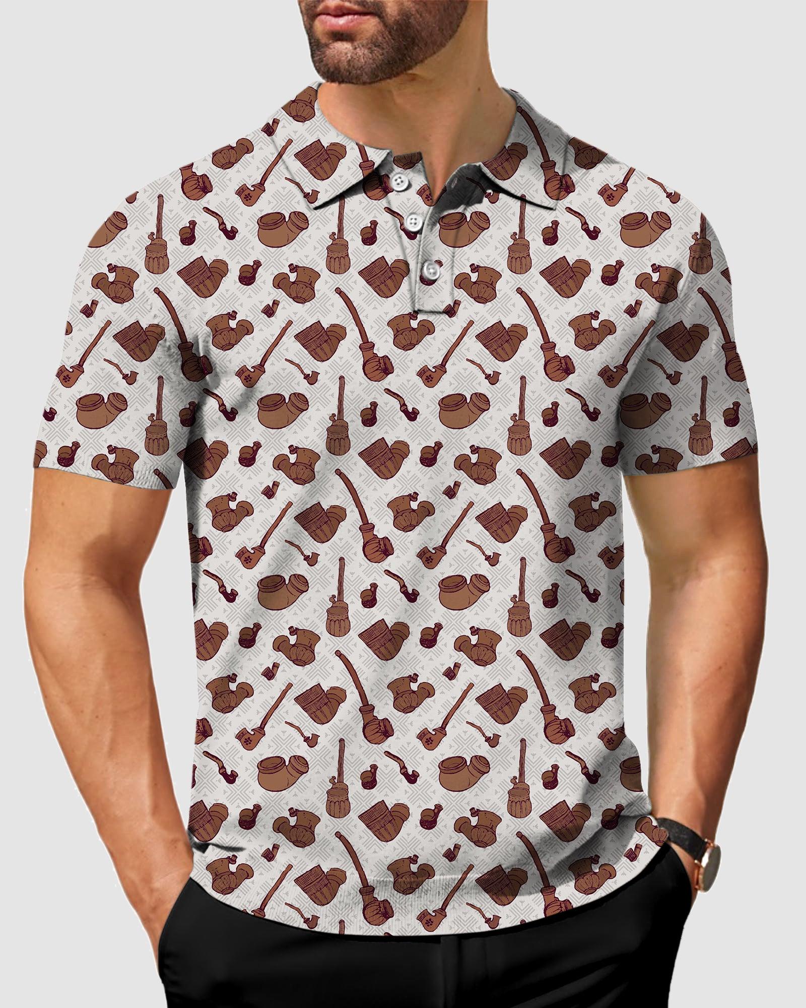 Men's golf Cigarettes and cigars polo